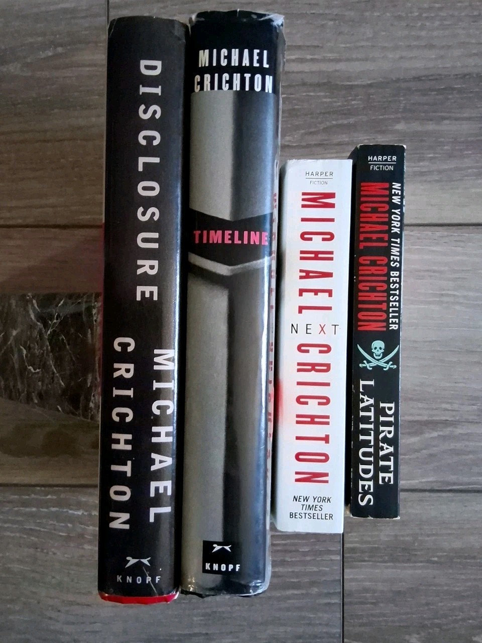 Michael Crichton Lot (4) FREE SHIPPING