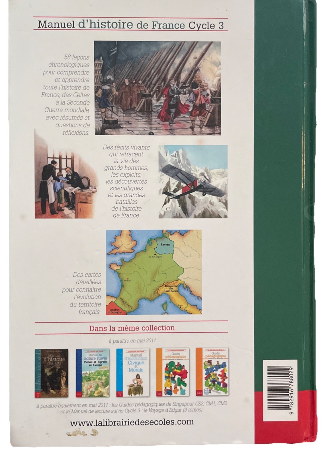 Manuel d’histoire de France CM1-CM2: Des Celtes à la Seconde Gu… by NEMO, JEAN