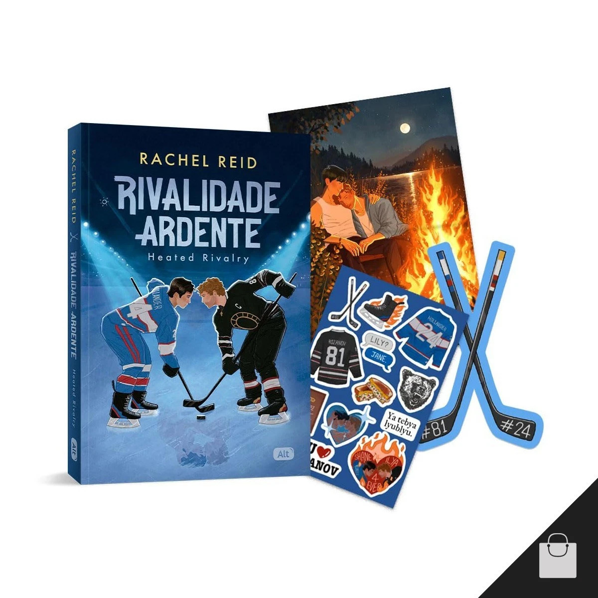 Heated Rivalry + Game Changer Book Set Rachel Reid Exclusive Limited Brazil Ed.