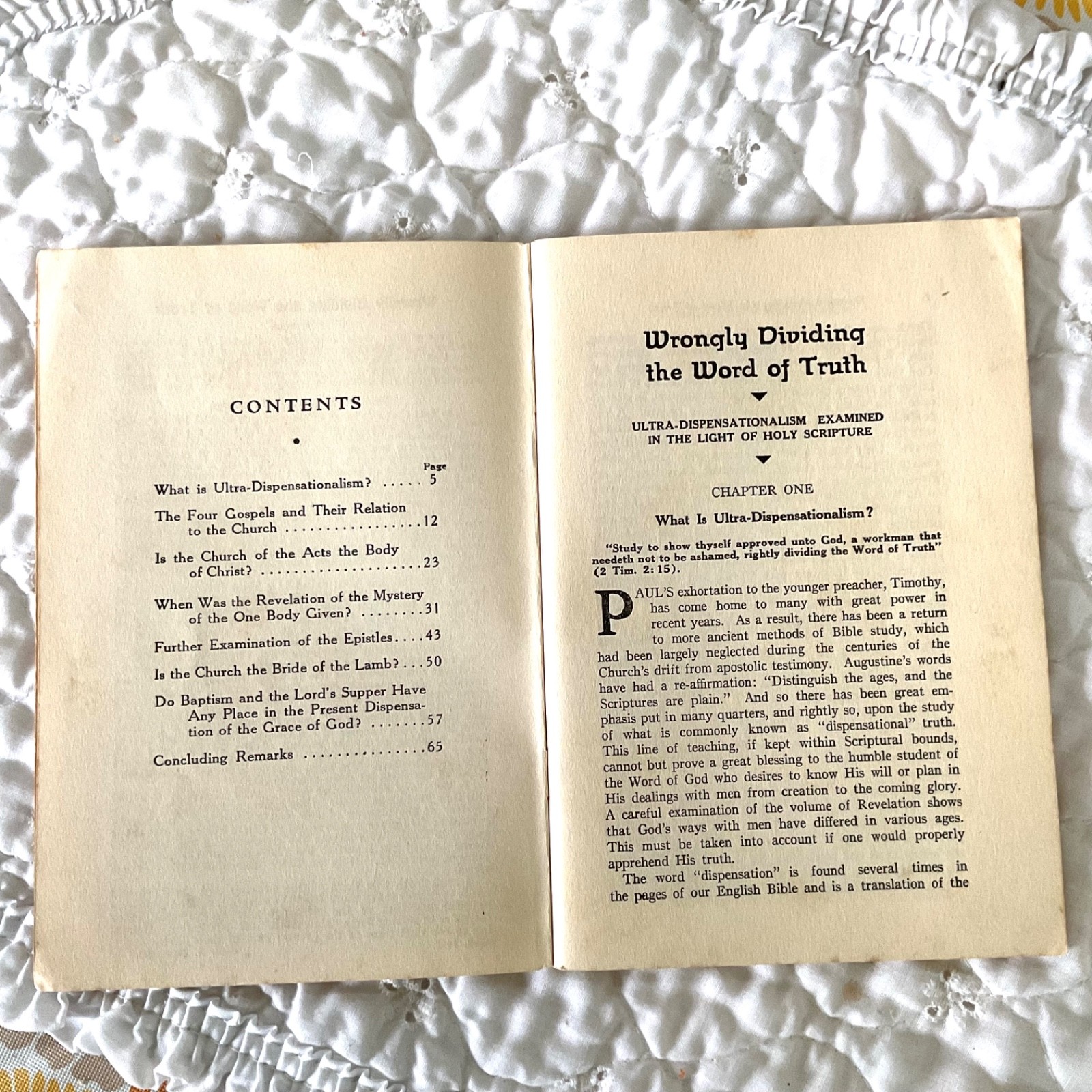 Wrongly Dividing the Word of Truth, H. A. Ironside. 3rd Edition. 66 pgs. 1938