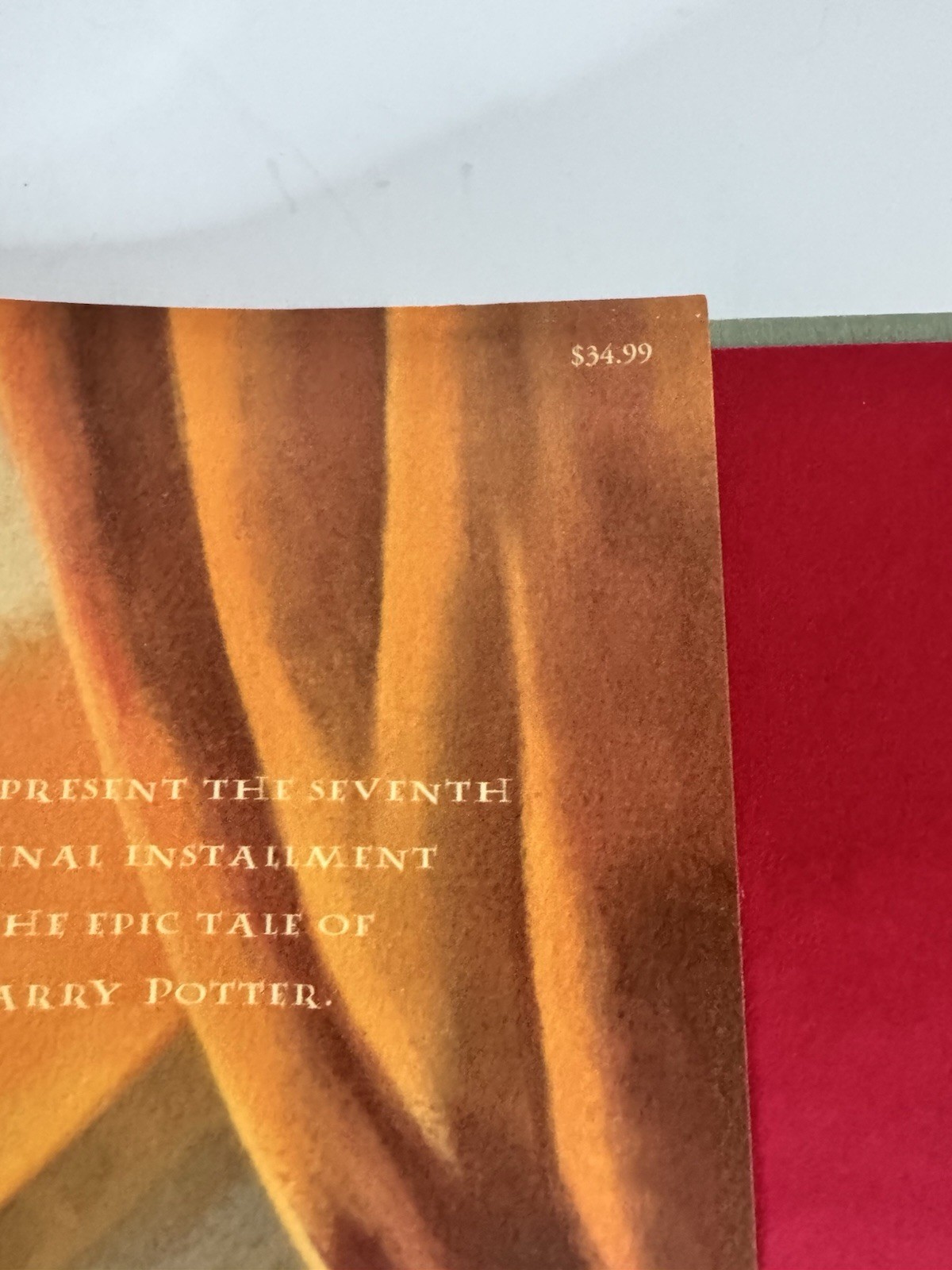 Harry Potter -the DEATHLY HALLOWS First Print Edition Hardcover – Error 759