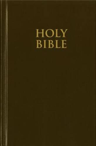 NIV, Pew Bible, Hardcover, Brown – Hardcover By Zondervan – GOOD