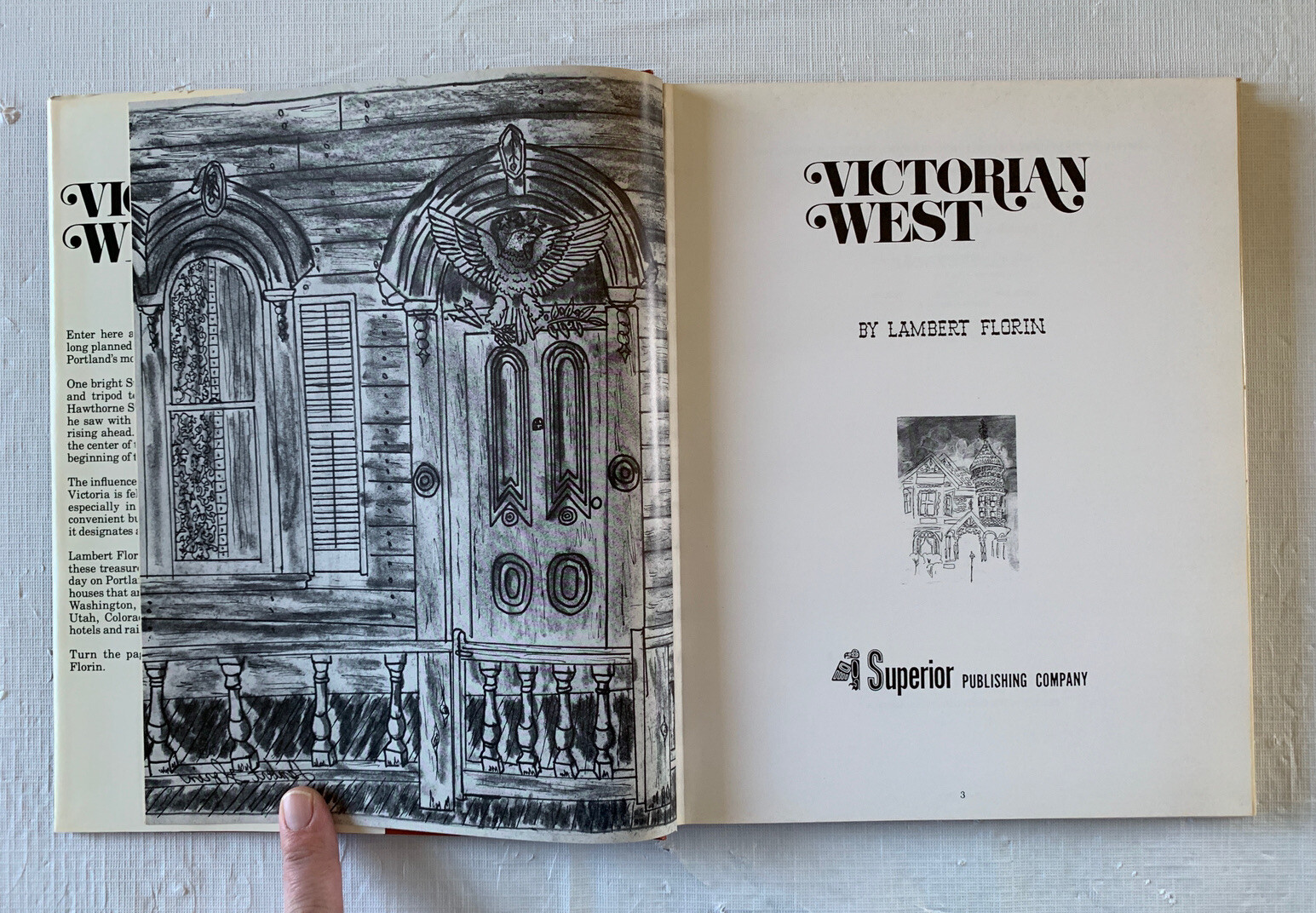 Victorian West By Lambert Florin HC, Superior Publishing Company, 1978 First Ed