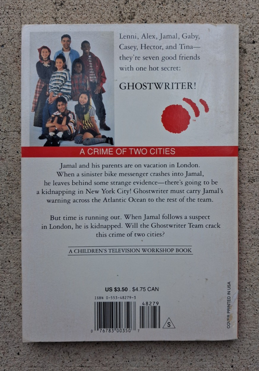 Ivy D. Leeden Ghostwriter Crime of Two Cities 1995 PBS CTW Mystery