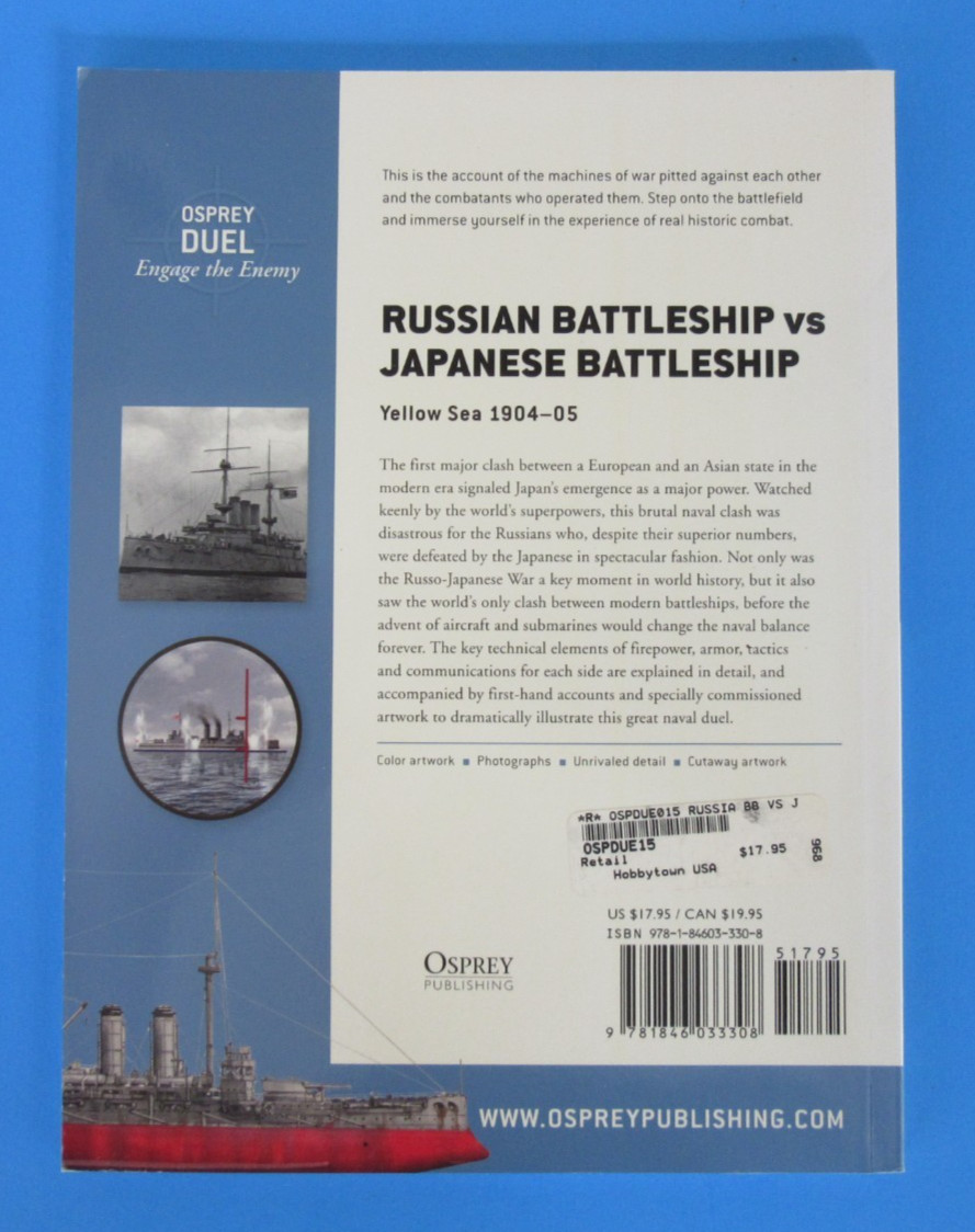 Russian Battleship vs Japanese Battleship Yellow Sea 1904-05 Book Robert Forczyk