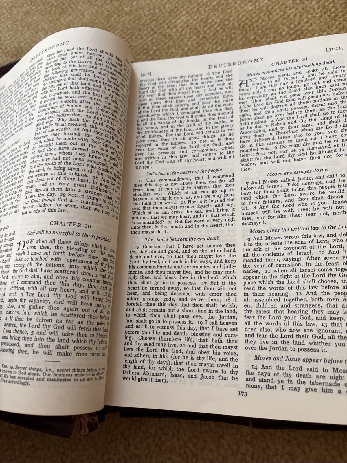 The Catholic Press Holy Family Edition of the Holy Bible 1950 Printed USA – EUC
