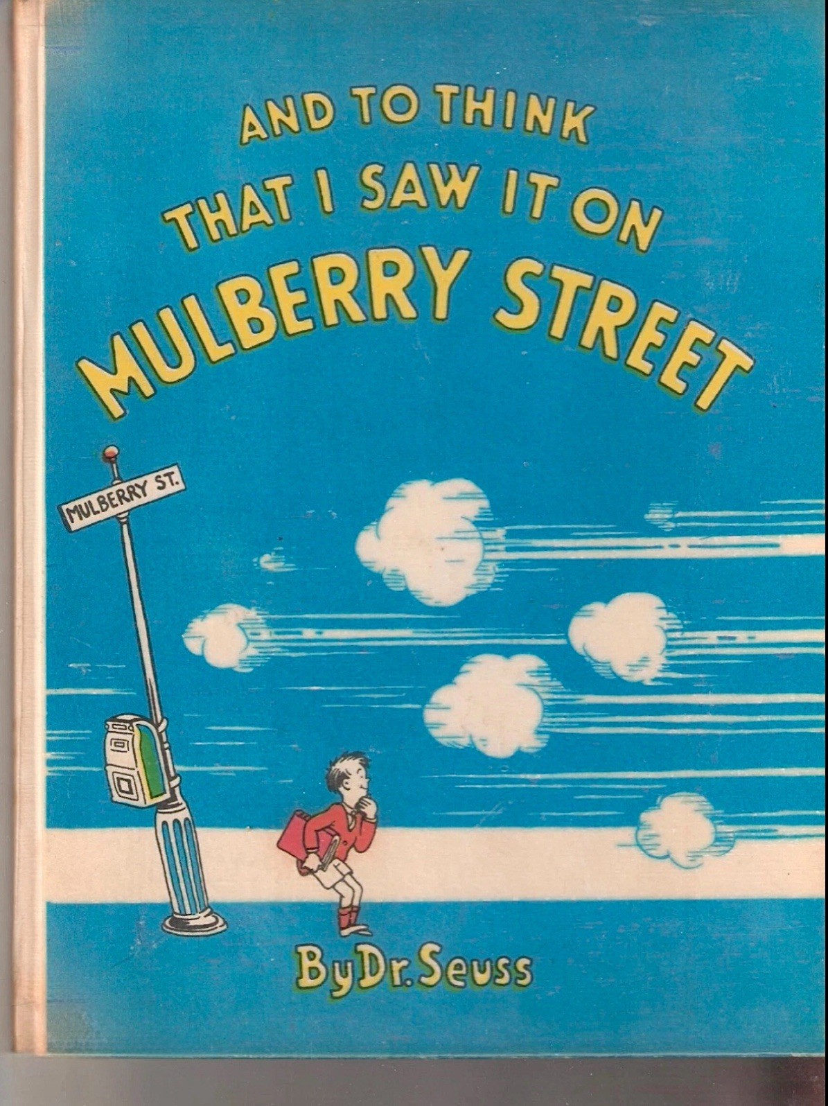 1937 DR SEUSS MULBERRY STREET 1ST STATE / 1ST EDITION w/DUST JACKET ~ $7500 Firm