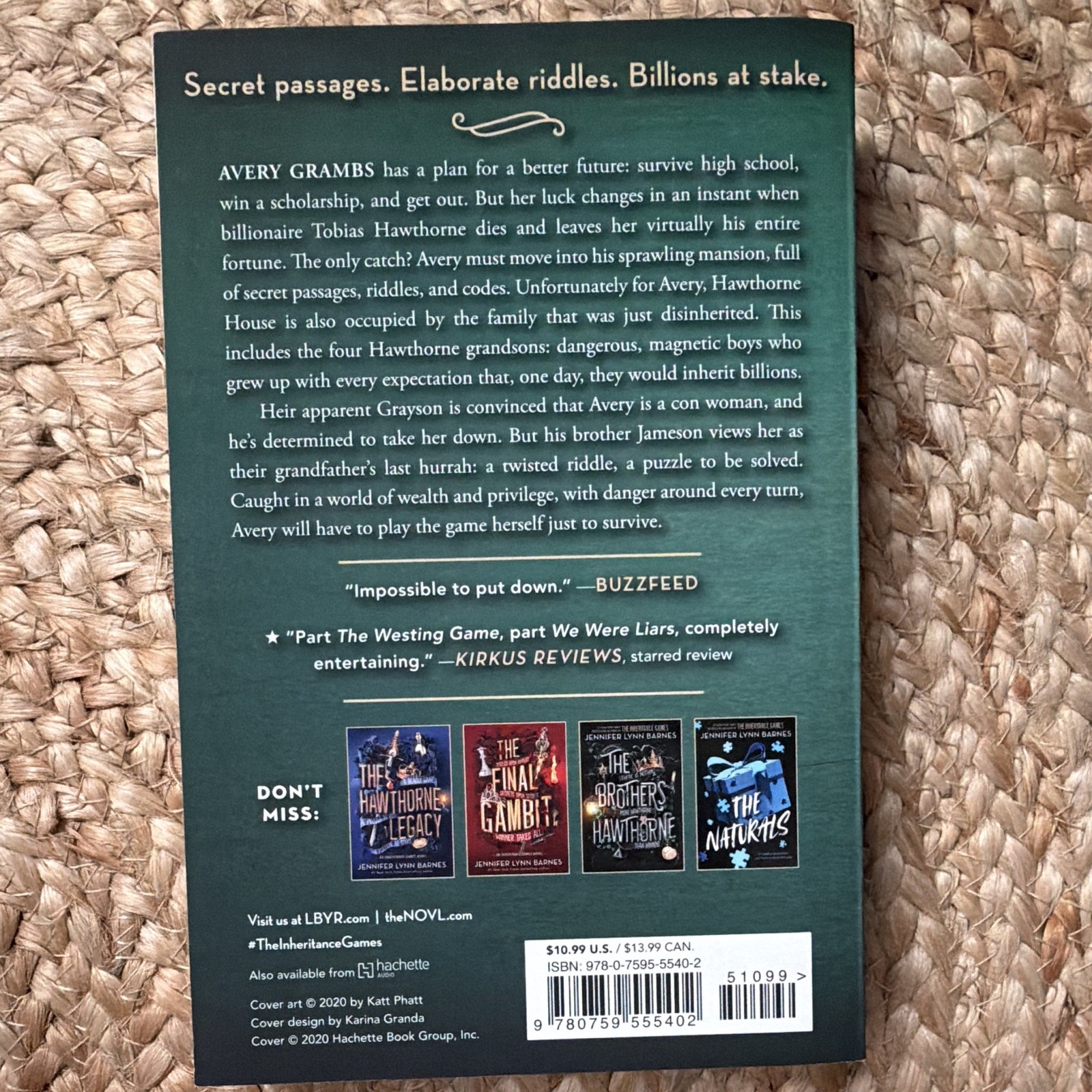 Jennifer Lynn Barnes The Inheritance Games Series 4-Book Box Set Trade PB