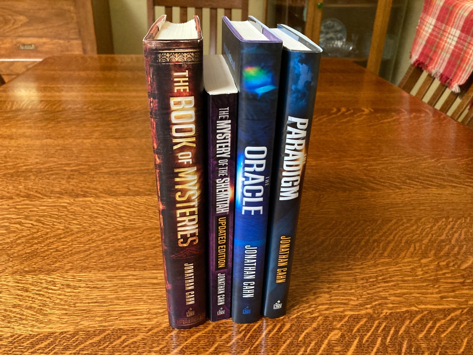 Jonathan Cahn Books X 4 Paradigm, Oracle, Book Of Mysteries, Mystery Of Shemitah