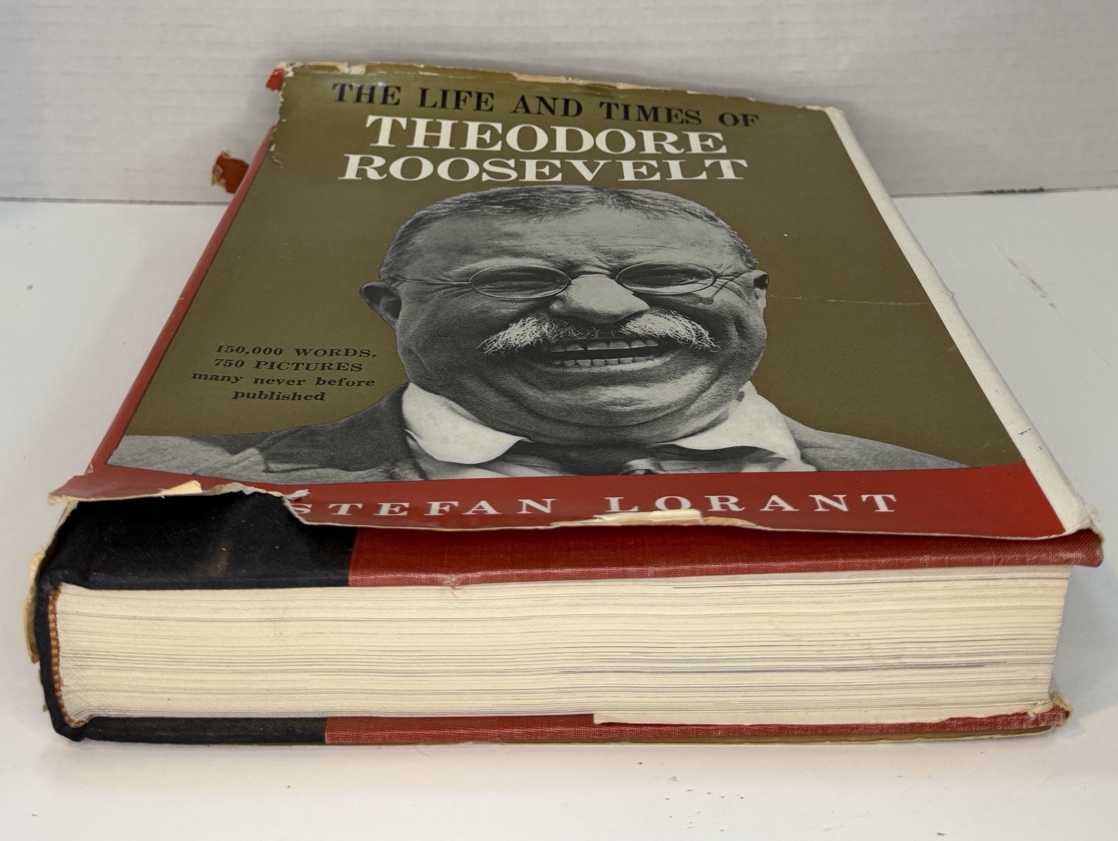 SIGNED 1st Ed 1959: Life & Times of Theodore Roosevelt by Lorant HC/DJ 📖
