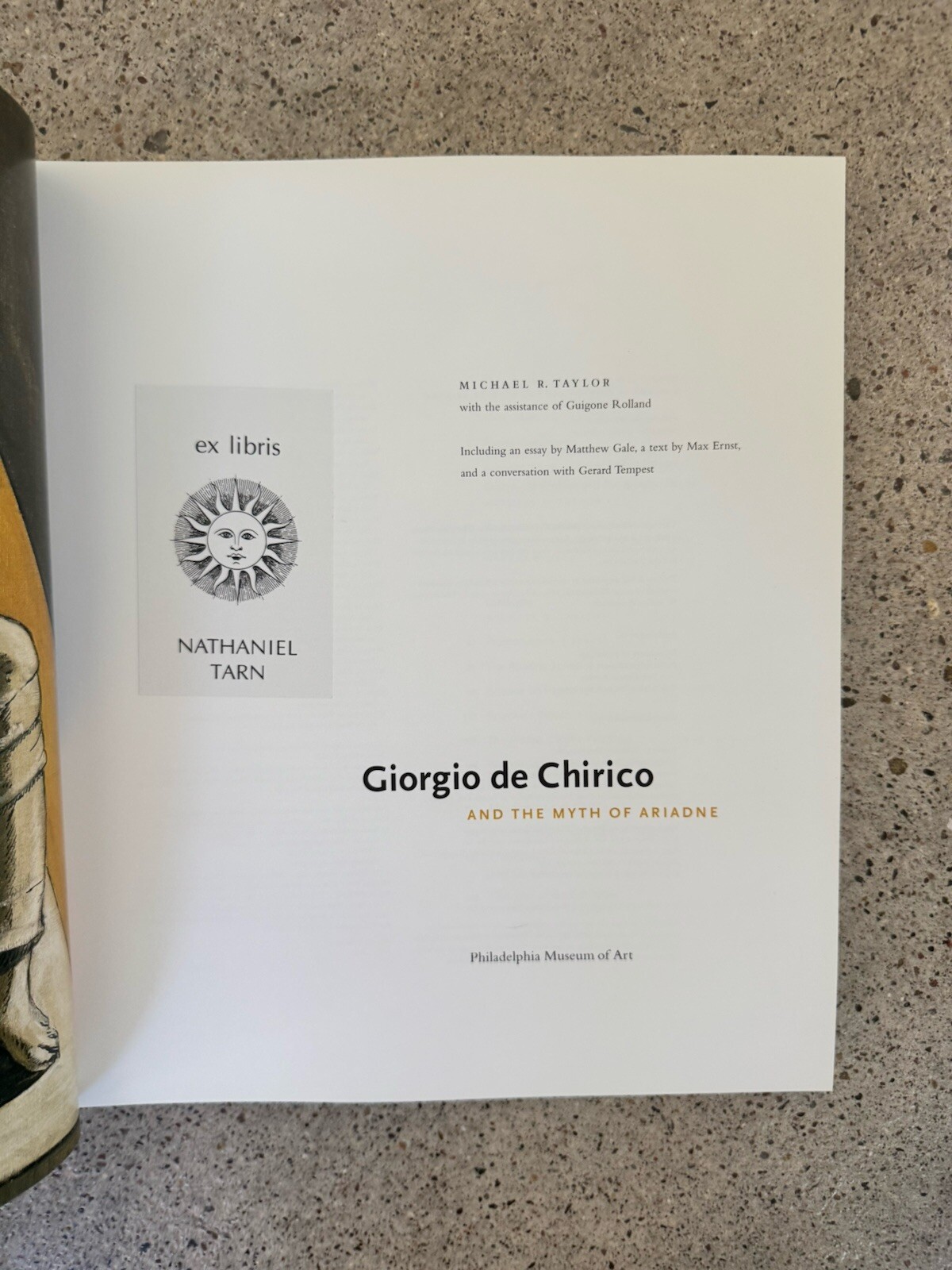 Giorgio de Chirico and the Myth of Ariadne – Softcover (2002) By Michael Taylor