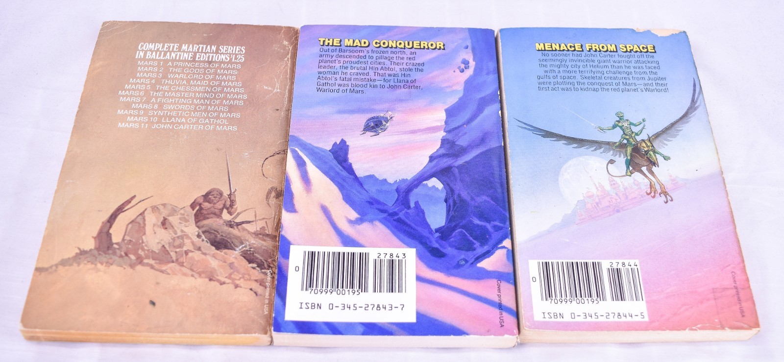 The Martian Tales of Edgar Rice Burroughs Barsoom Complete Set 1-11
