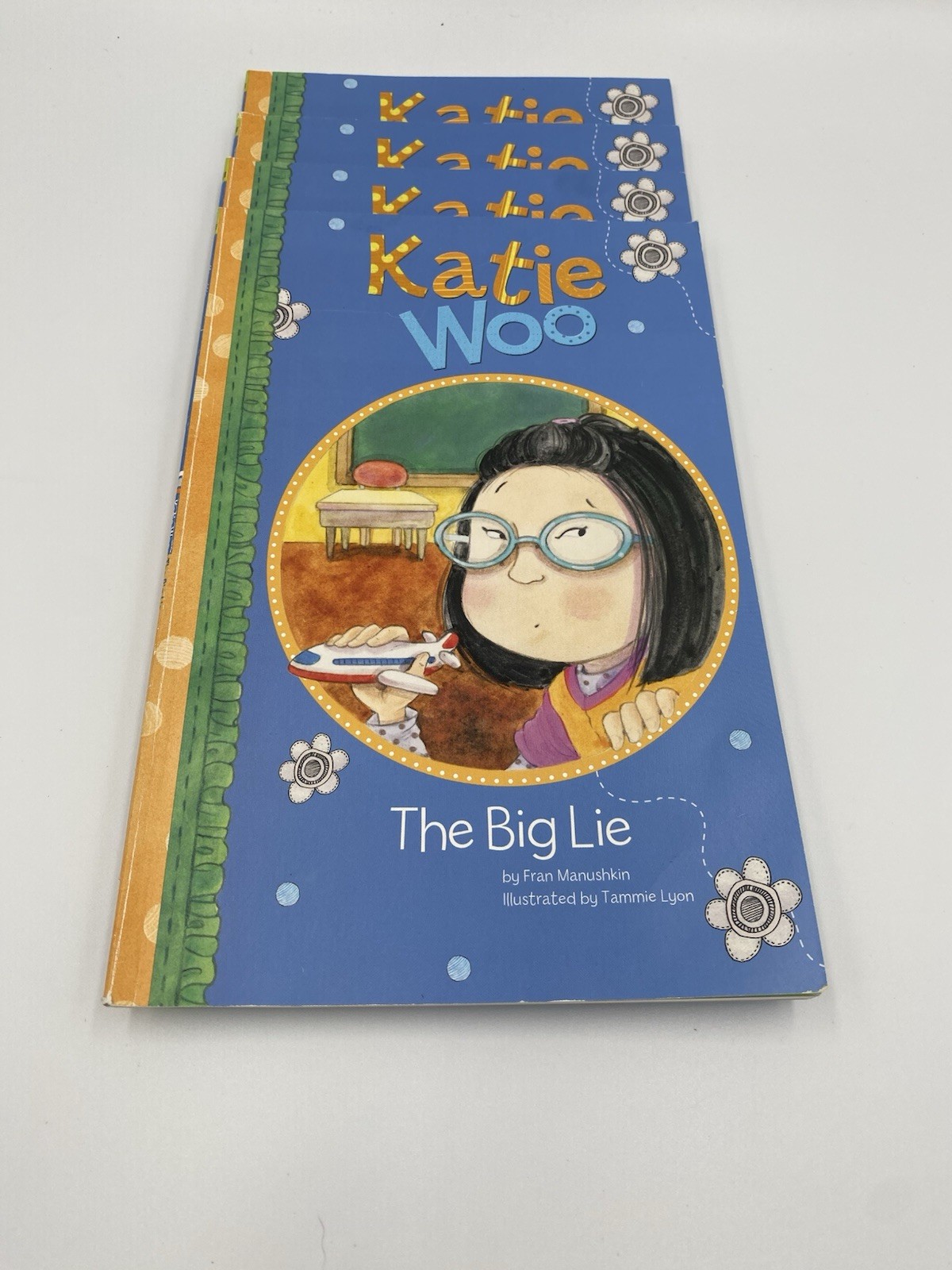 Katie Woo Ser. The Big Lie by Fran Manushkin Trade Paperback 2010 Set of 4