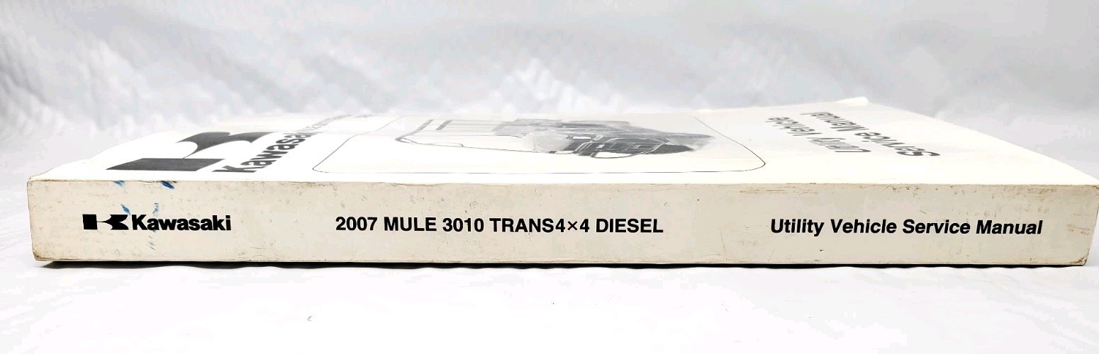 07 Kawasaki Mule 3010 Diesel 4×4 Factory Service Manual 99924-1368-01 KAF950C7F