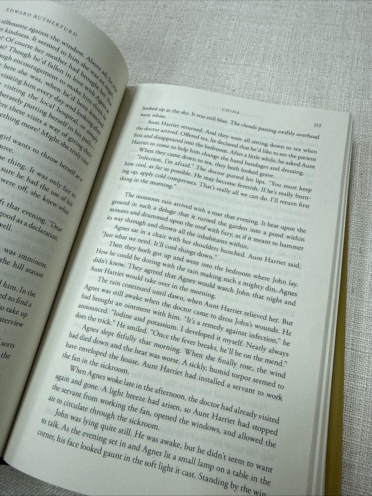 China The Novel Edward Rutherfurd SIGNED 1st Edition First Printing Hardcover