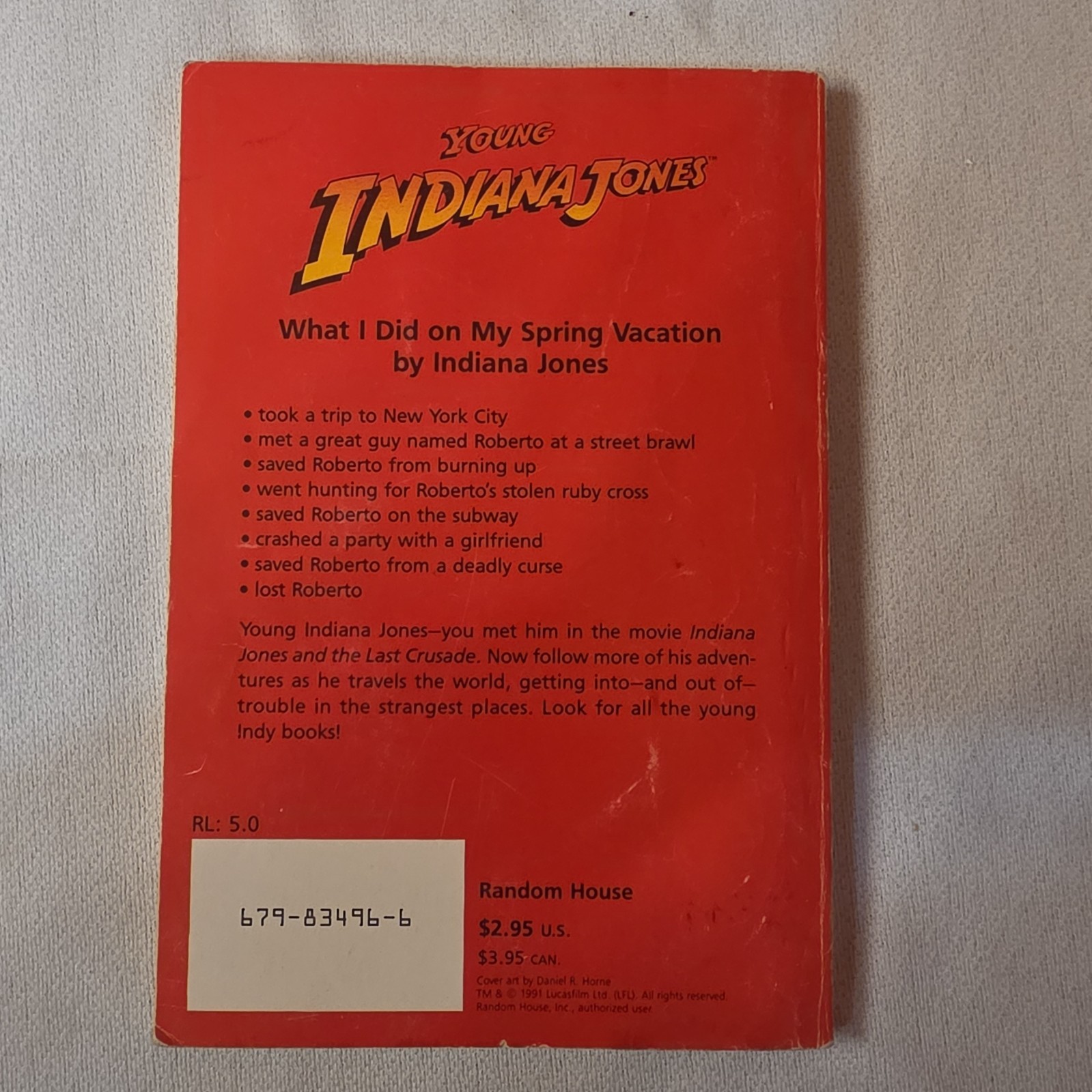 Young Indiana Jones Books Lot 3