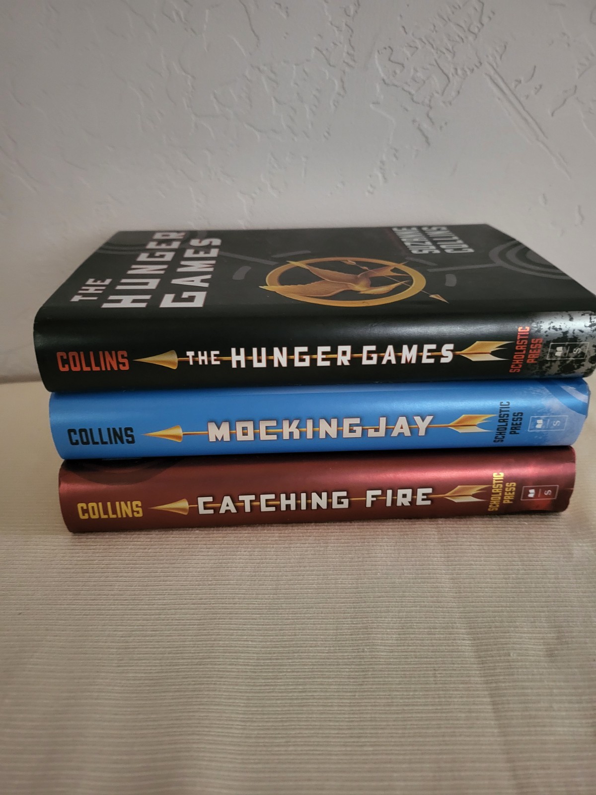 Hunger Games Trilogy Hardcover Set Collins Catching Fire Mockingjay