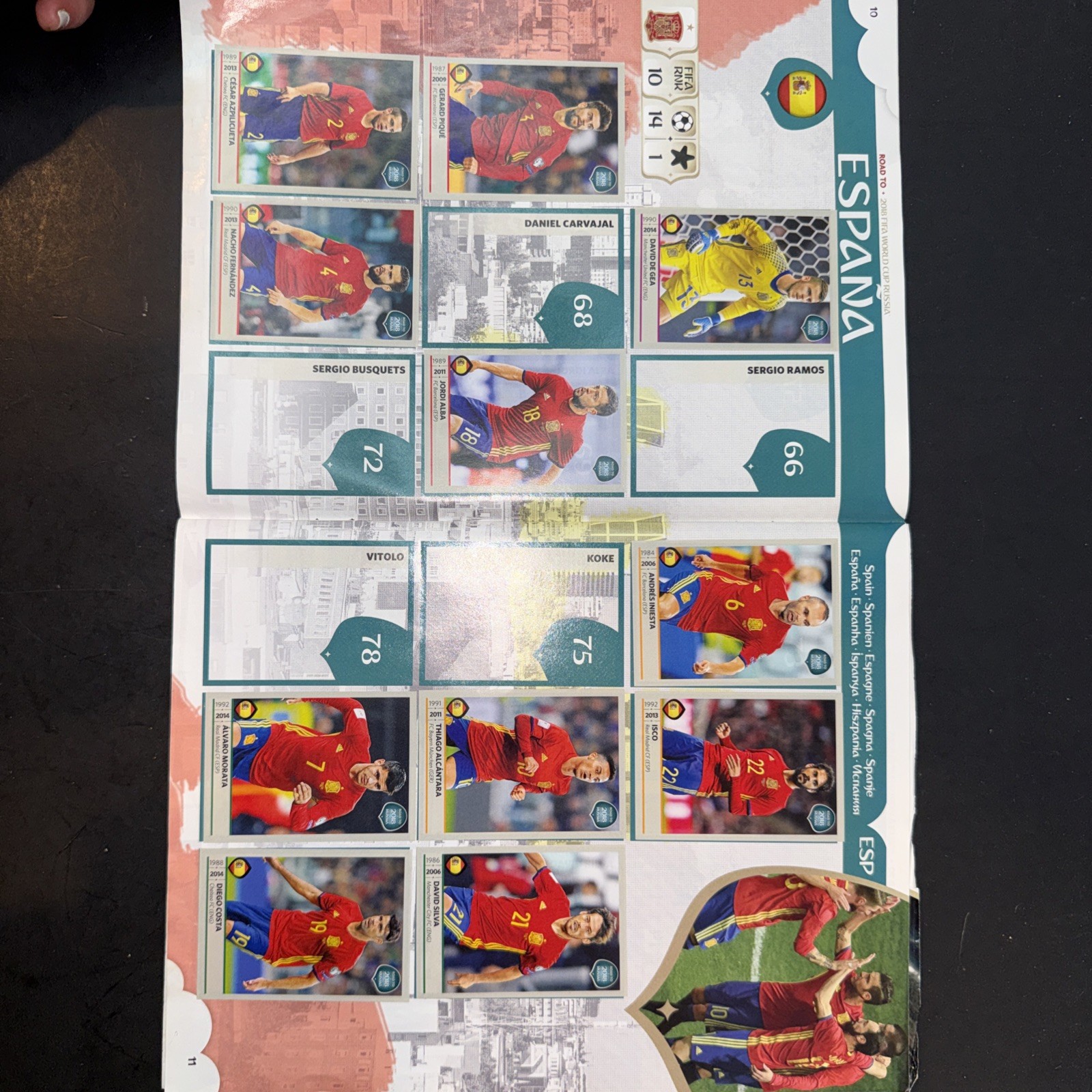 Panini Road to 2018 FIFA World Cup Russia Sticker Album w/ Stickers