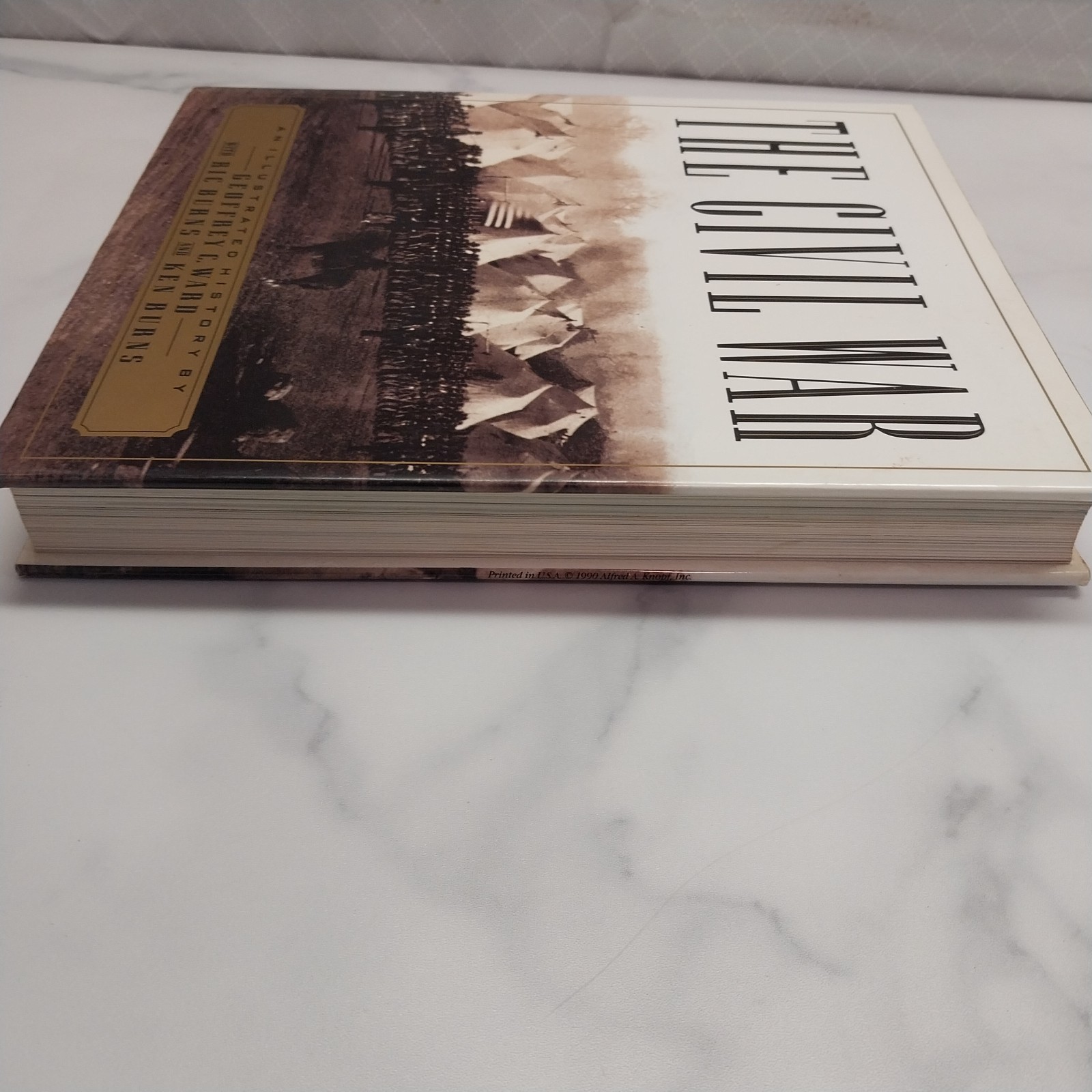 The Civil War an Illustrated History – Ward – 1990 first edition