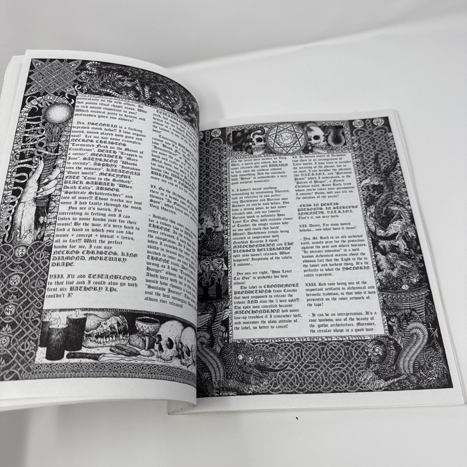 VATRA I SUMPOR Black War Death Metal Occult Satanic Art Zine Book Proclamation