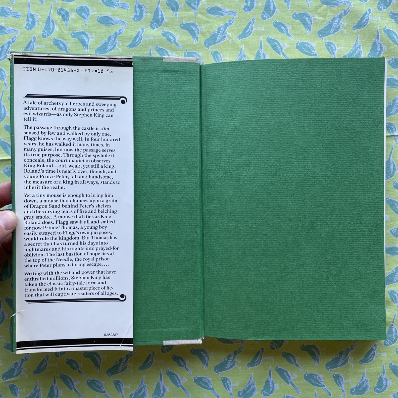 The Eyes of the Dragon by Stephen King (1987 1st/1st Viking HCDJ Illustrated)