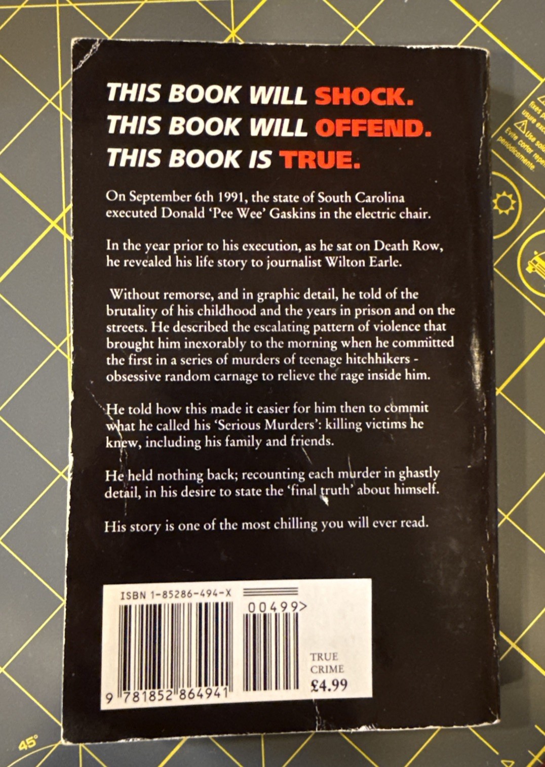 Final Truth: Autobiography of a Serial Killer PB – First Mondo Edition 1993