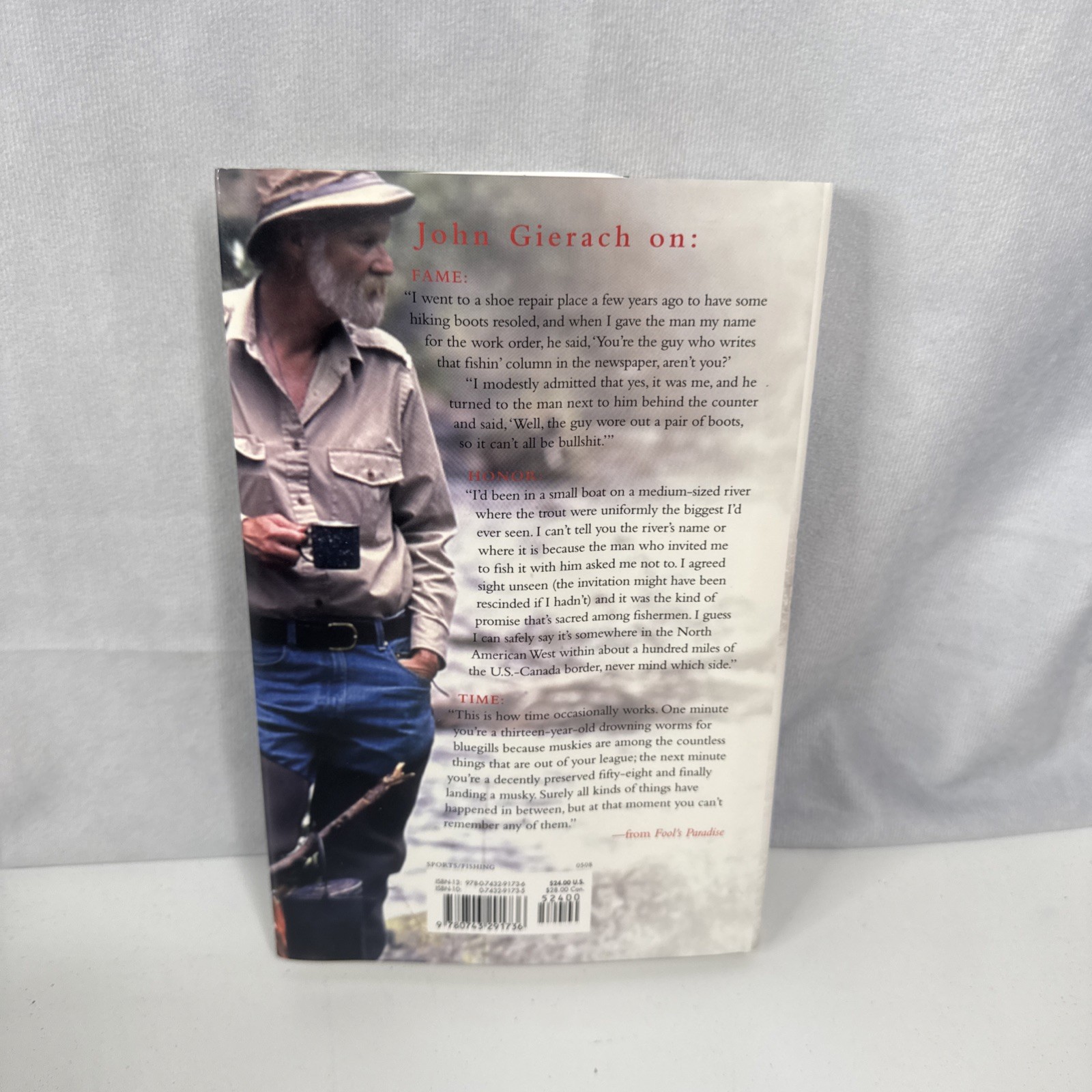 GIERACH JOHN FLY FISHING & ANGLING BOOK FOOLS PARADISE hardback NEW