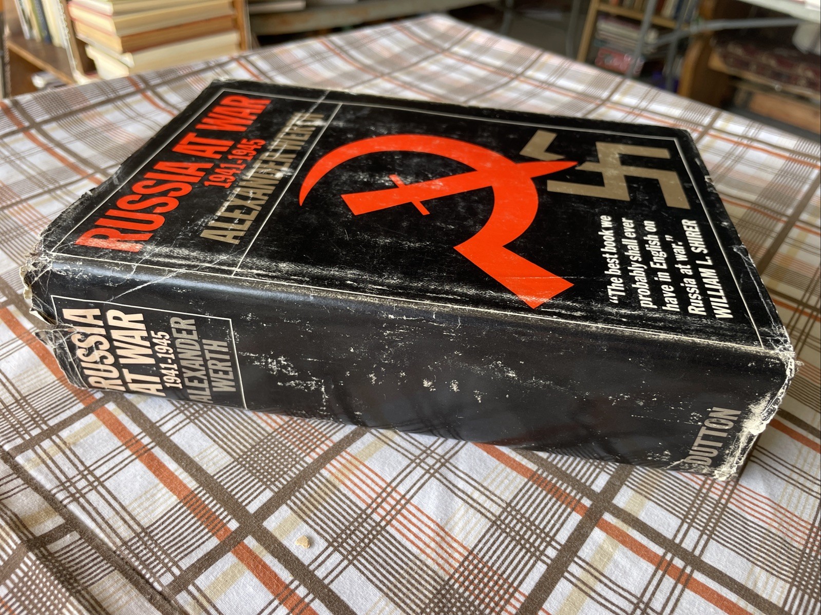 Russia at War 1941-45 by Alexander Werth (1964 Dutton HCDJ 100 pages, Illustrat)