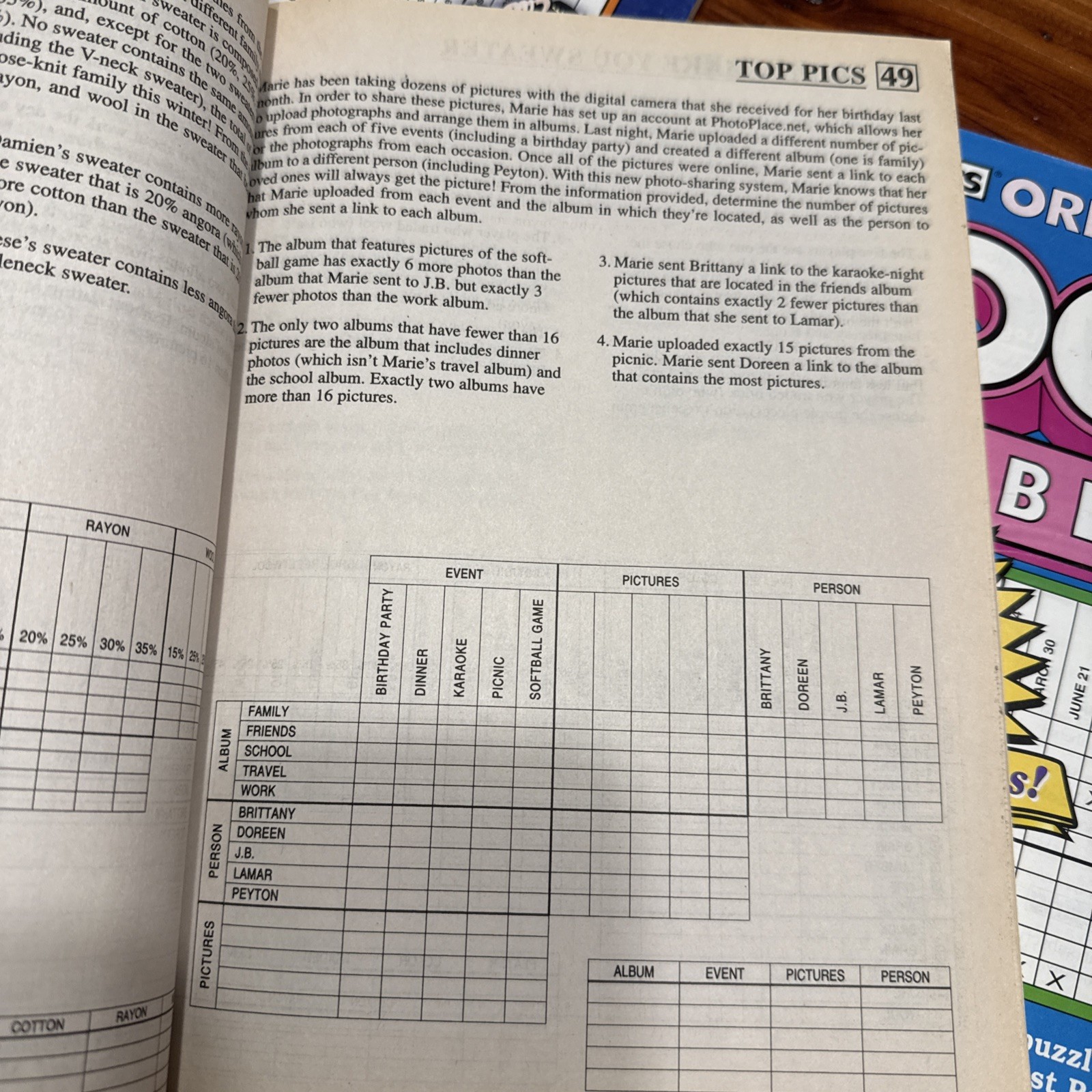 3-Dell Penny Press Original Logic Problems Grid Puzzles Collectors England Best