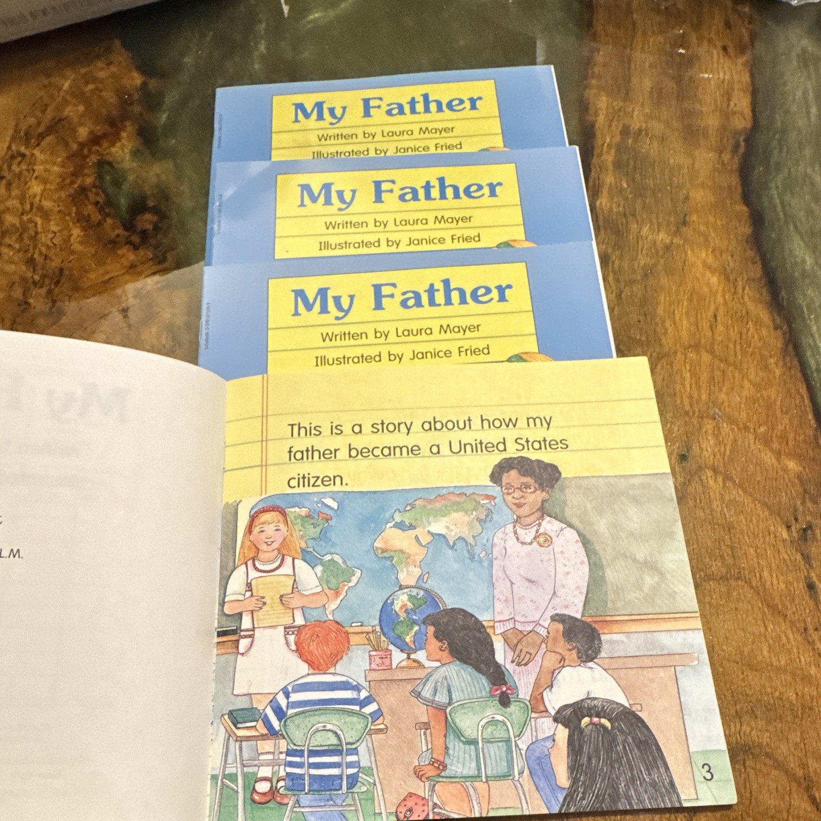 Scholastic Beginning Literacy My Father Laura Mayer TPB 2001 w/ Audio Cassette