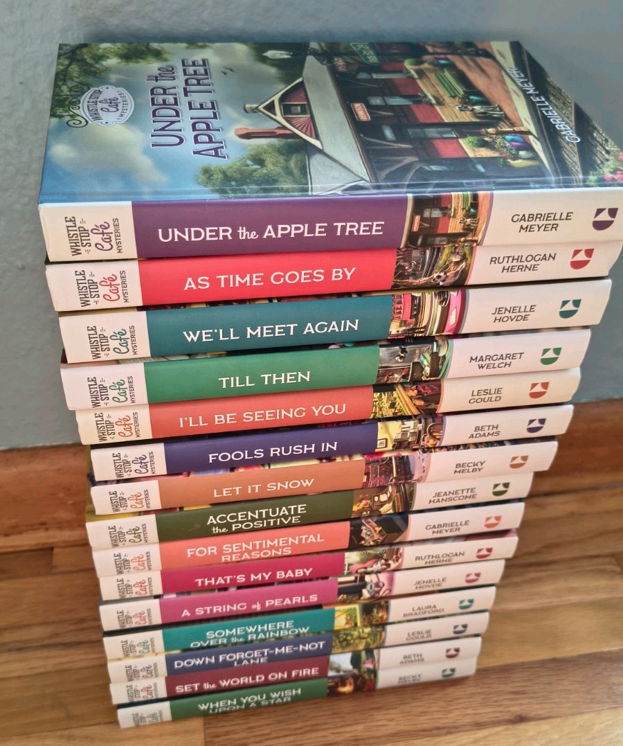 Lot of 15 Whistle Stop Cafe Mysteries Guideposts Christian Cozy Hardcover Set