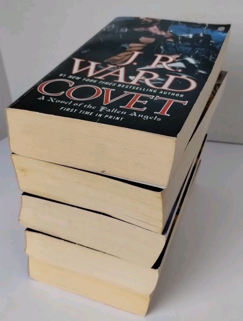 Lot Of 5 J.R. Ward Paperback Book Lot Black Dagger Brotherhood Fallen Angels