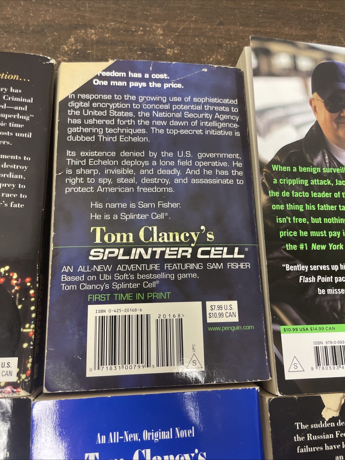 Tom Clancy Military Thriller Book Lot 8 PB HC Jack Ryan ACTION Spy Fiction