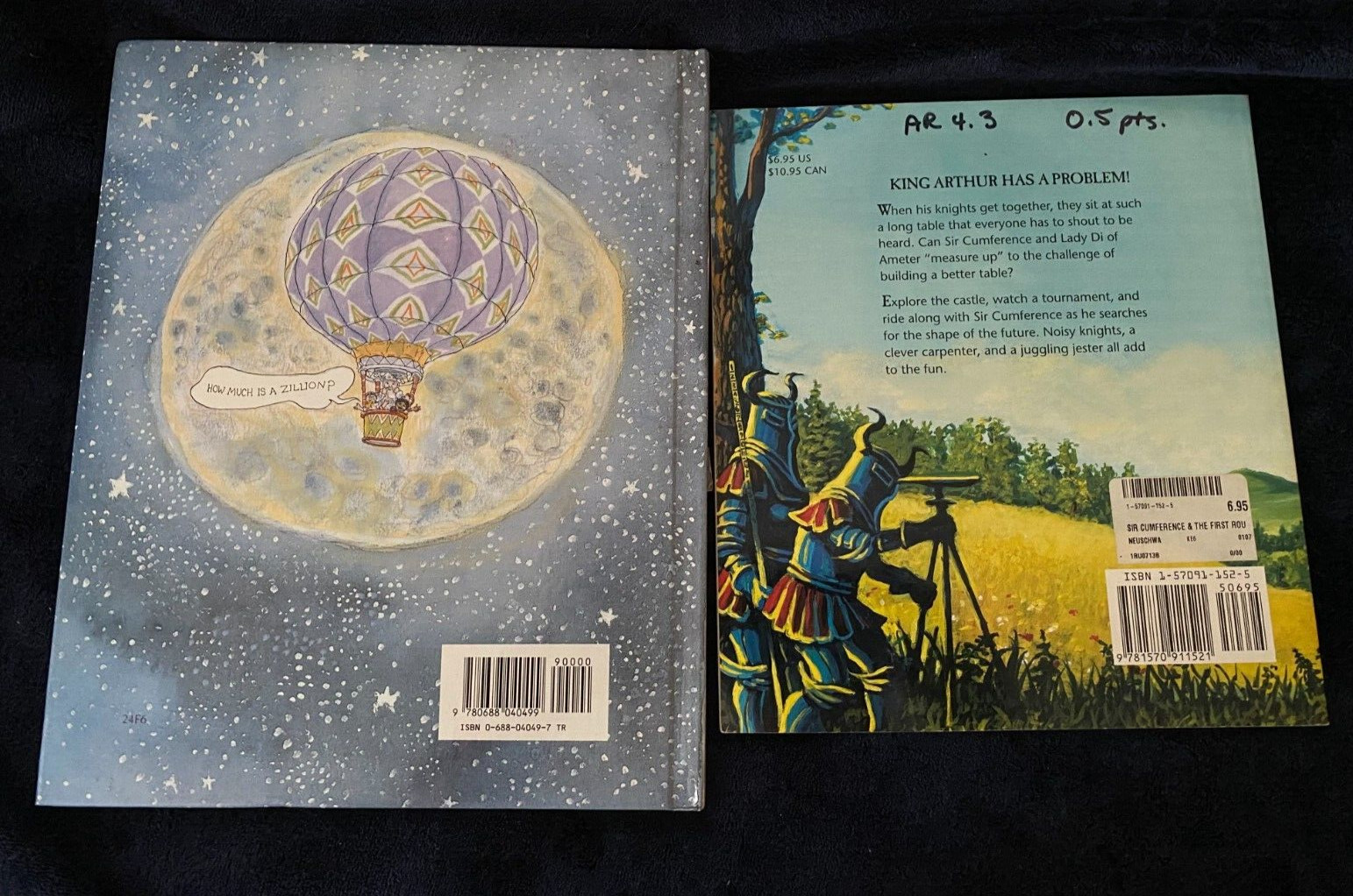 NEW HC How Much Is a Million? David M. Schwartz + Bonus Sir Cumference (PB Used)