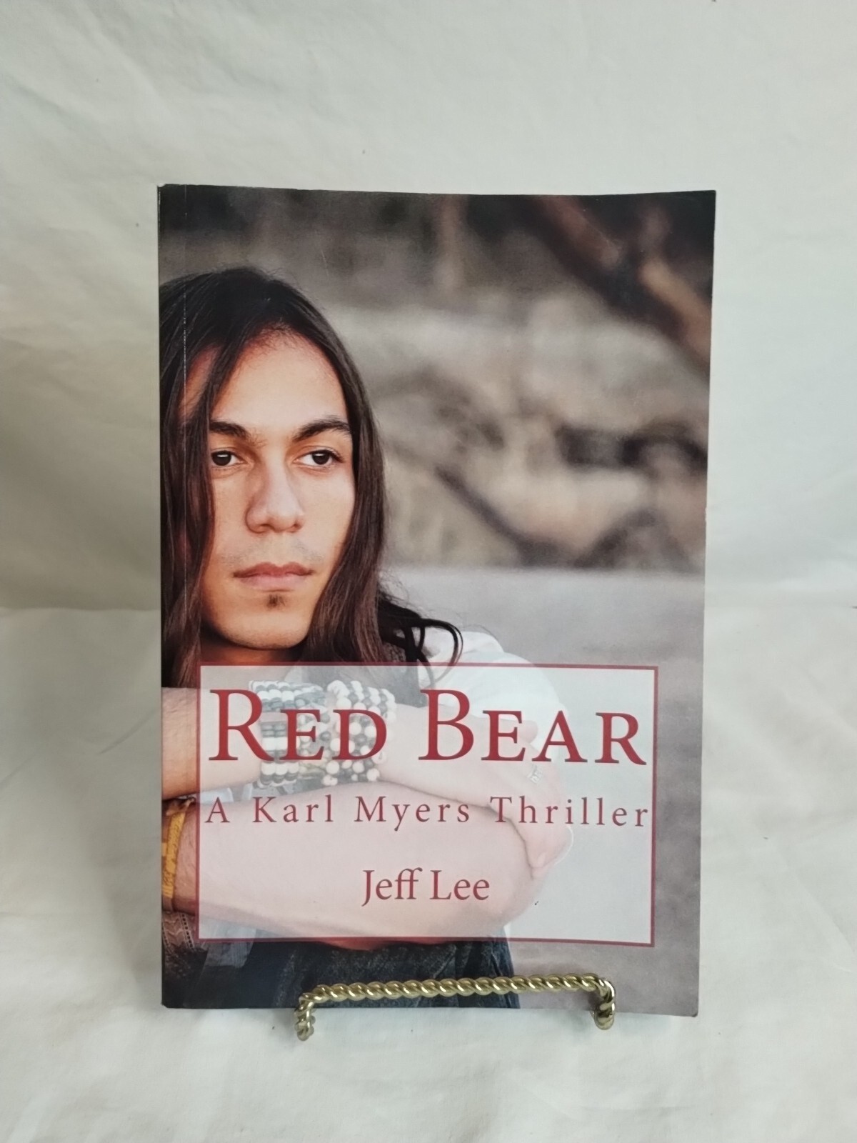 Red Bear By Jeff Lee (A Karl Myers Thriller) Book 2 HTF Great Condition PB