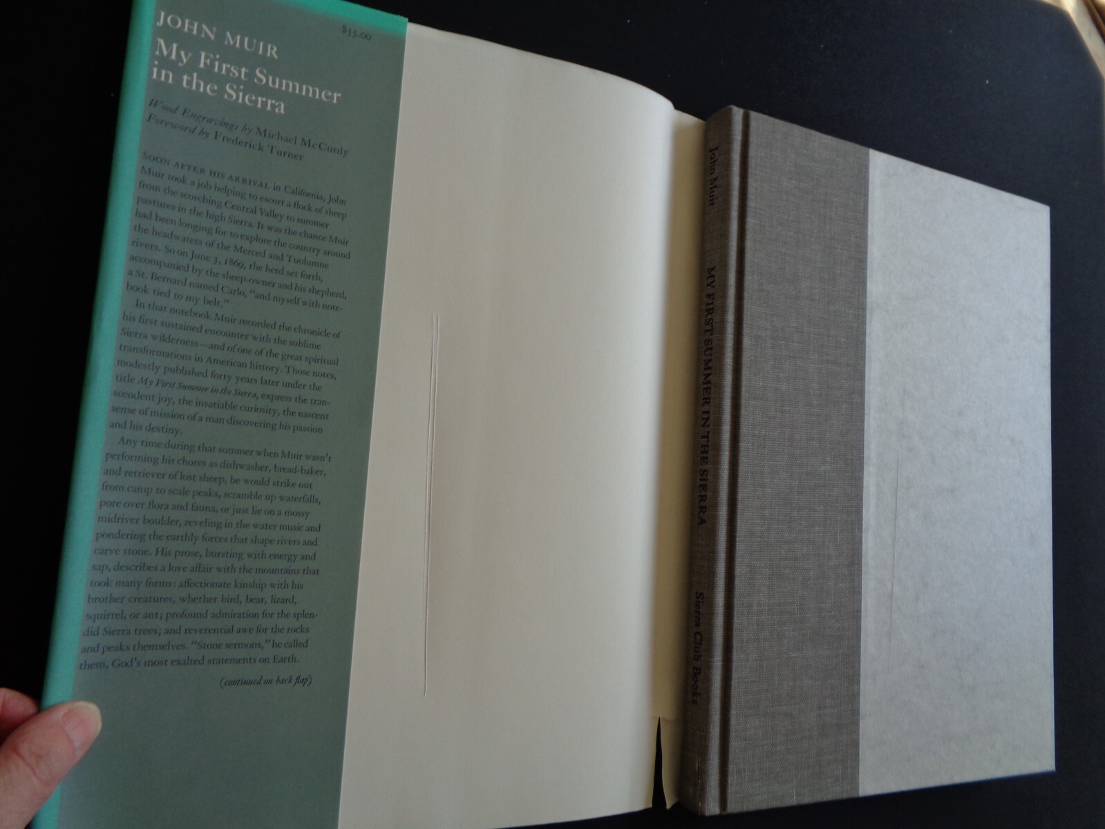 John Muir My First Summer in the Sierra 1988 Wood Engravings by Michael McCurdy