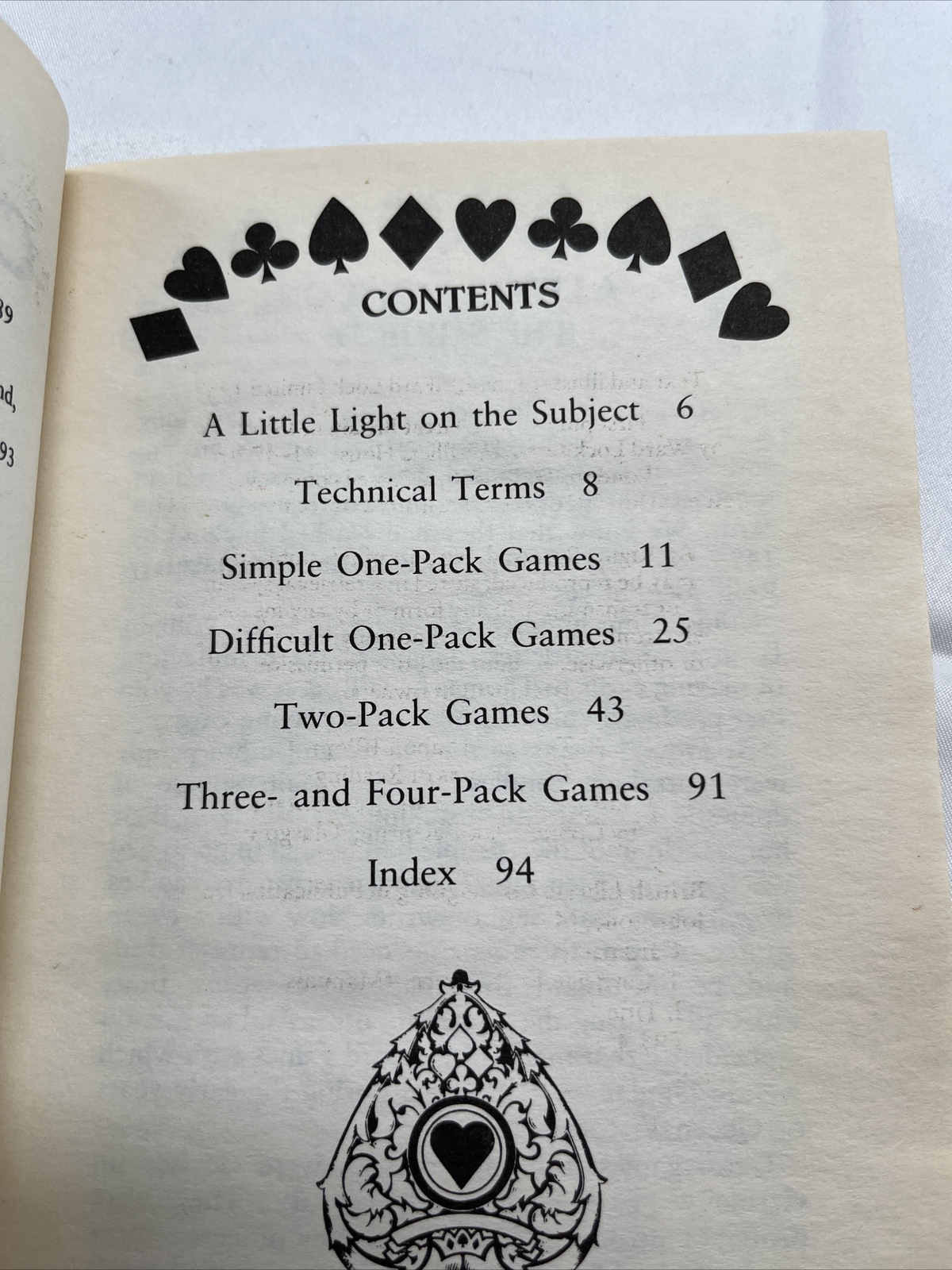 Card Games for One (Family Matters) by Michael Johnstone, Canfield, Klondike….