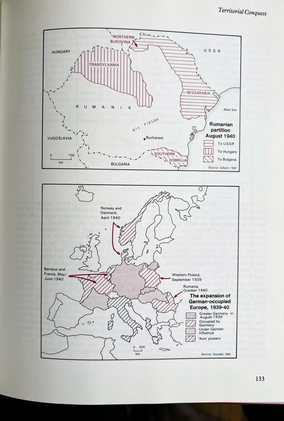 Atlas of Nazi Germany, Freeman, Michael Hardcover w/Dust Jacket VERY SCARCE!