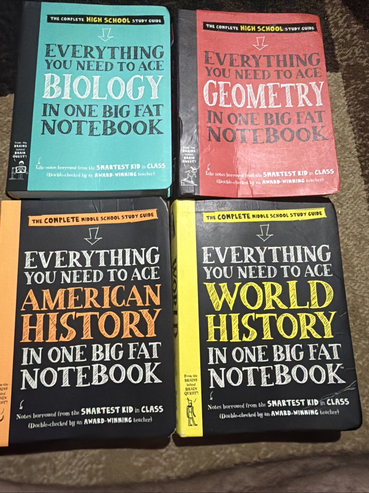 Set Everything You Need to US & world History, Geo, biology , Mid/ high School