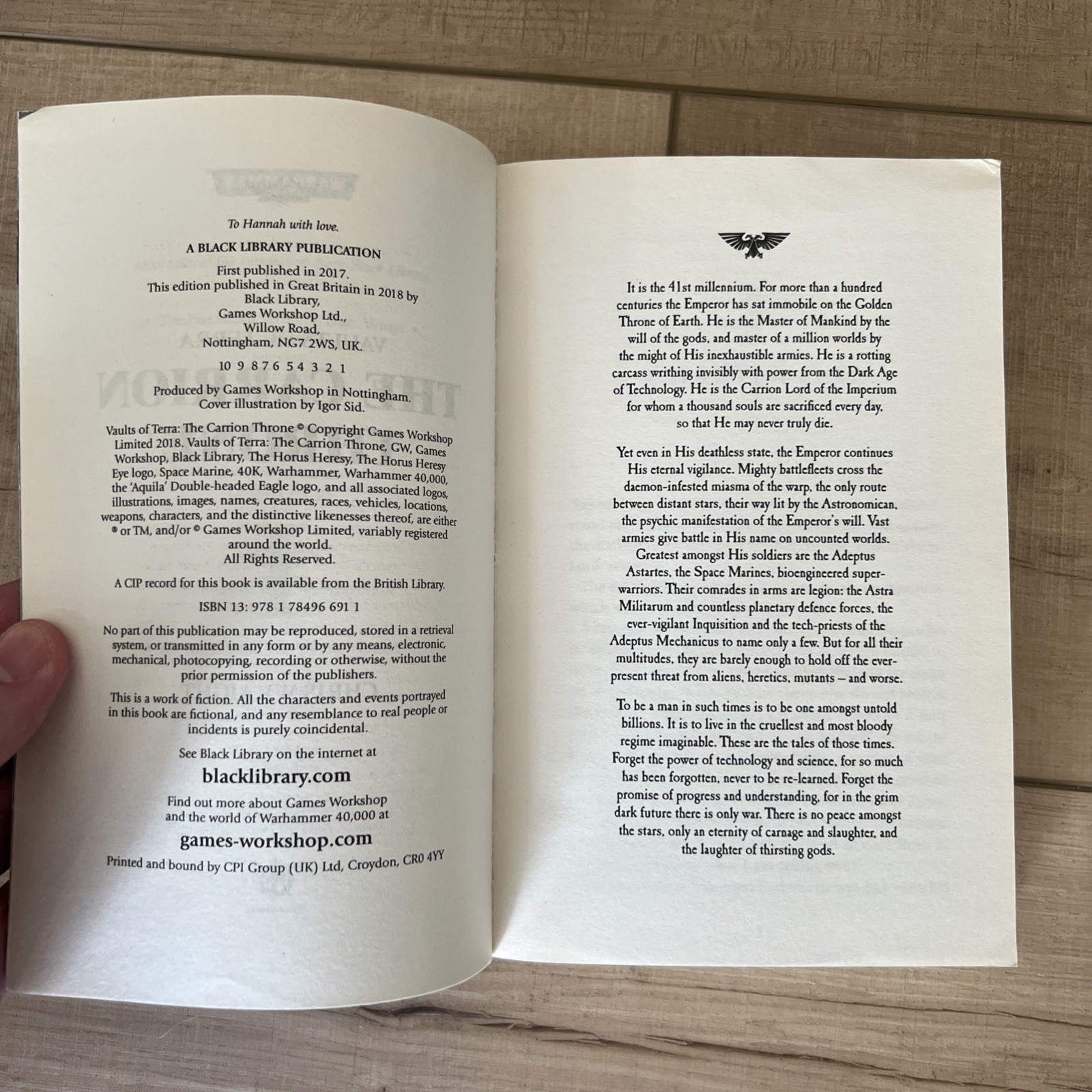 Warhammer 40k – Vaults of Terra – The Carrion Throne by Chris Wraight