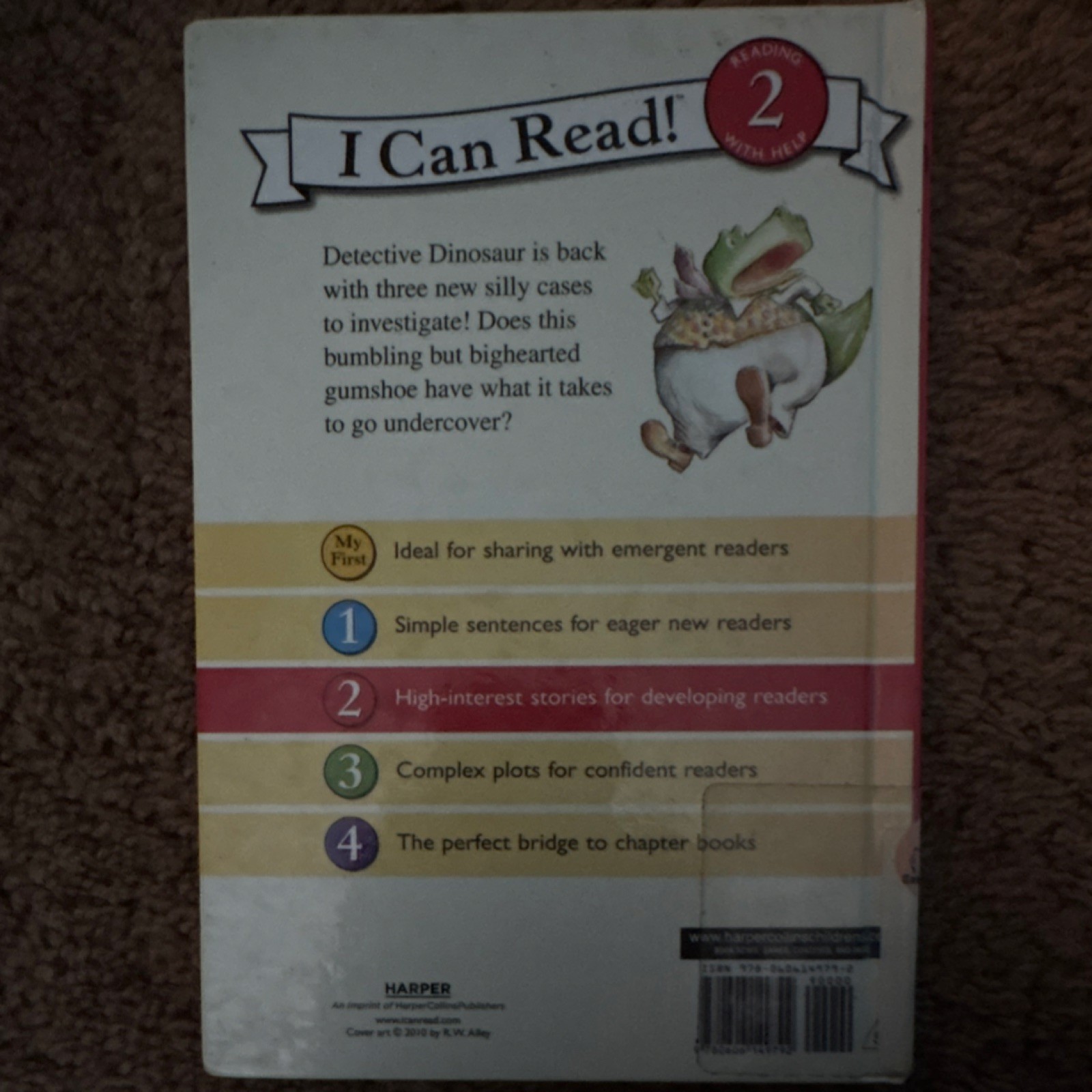 Detective Dinosaur Undercover by Skofield, Alley, Harper, Hardcover I can read 2