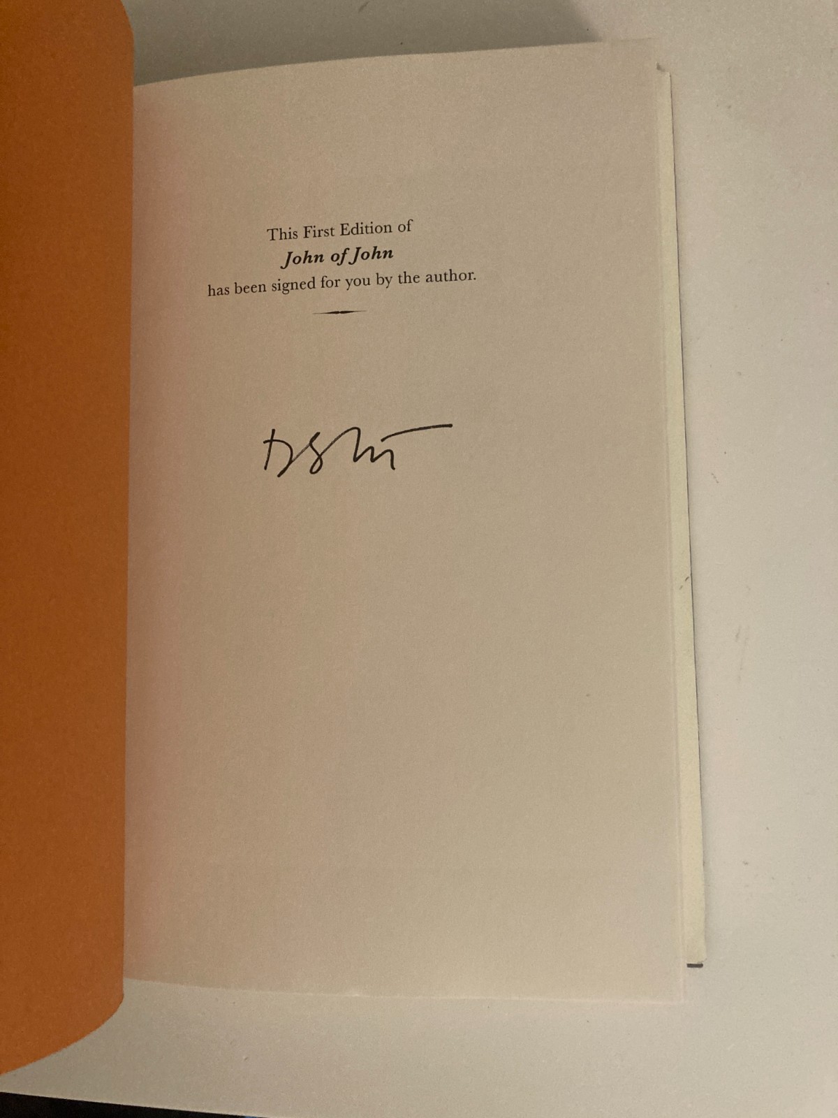 John of John by Douglas Stuart (2026, HC) SIGNED 1st Printing w/Protective Cover