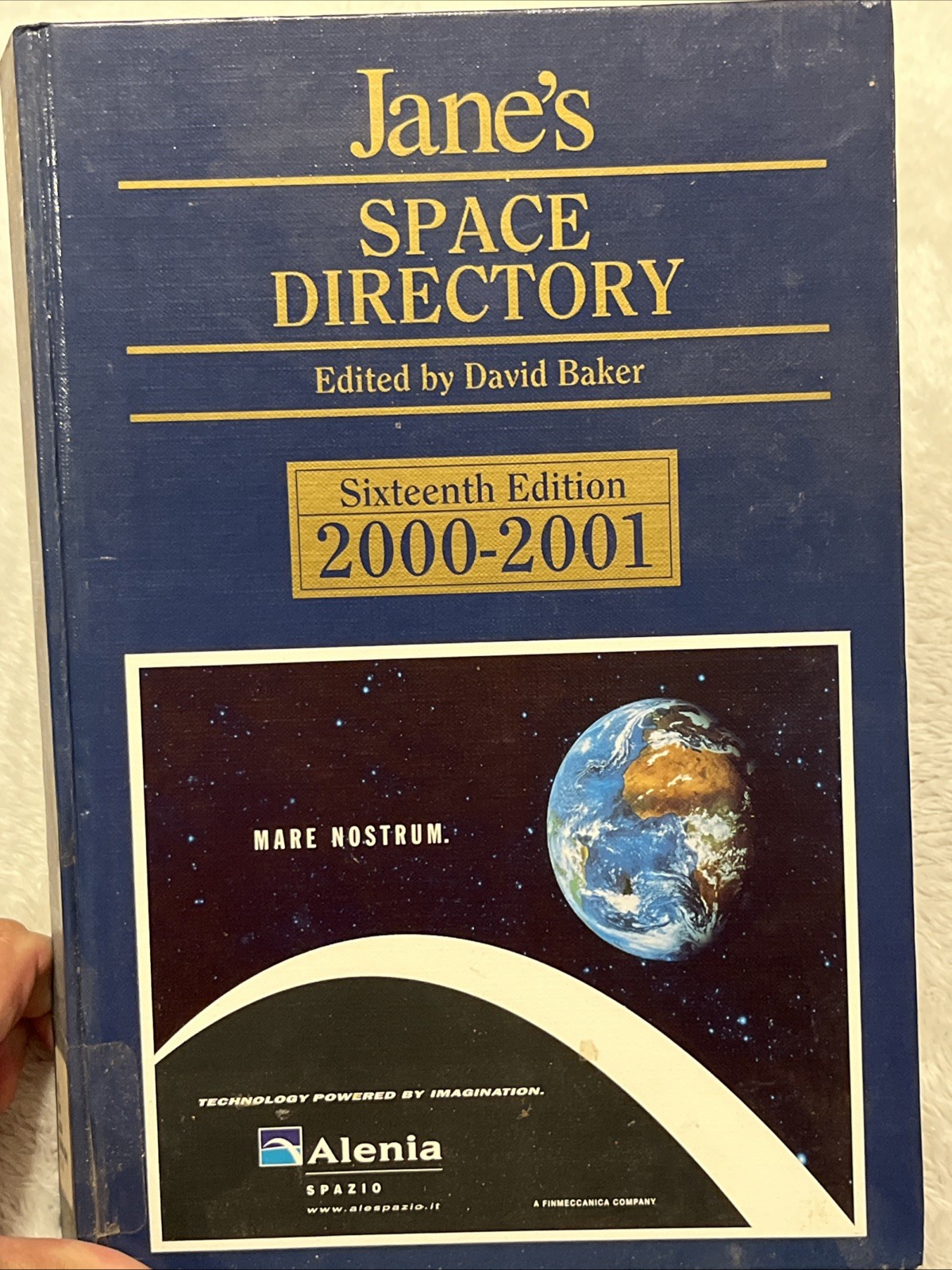 Jane’s Space Directory 2000-2001 16th Edition Former Library Reference Book