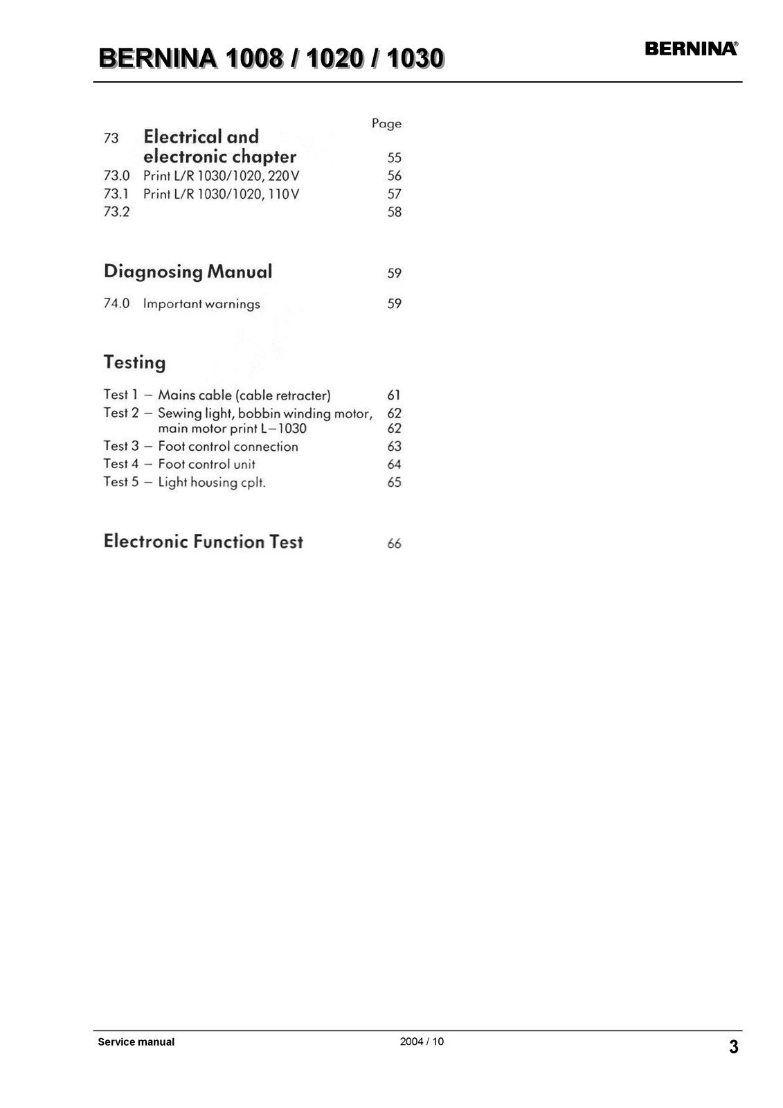 BERNINA 1008 1020 1030 Service Manual – RUGGED WIRE CLOSURE – PROTECTIVE COVERS