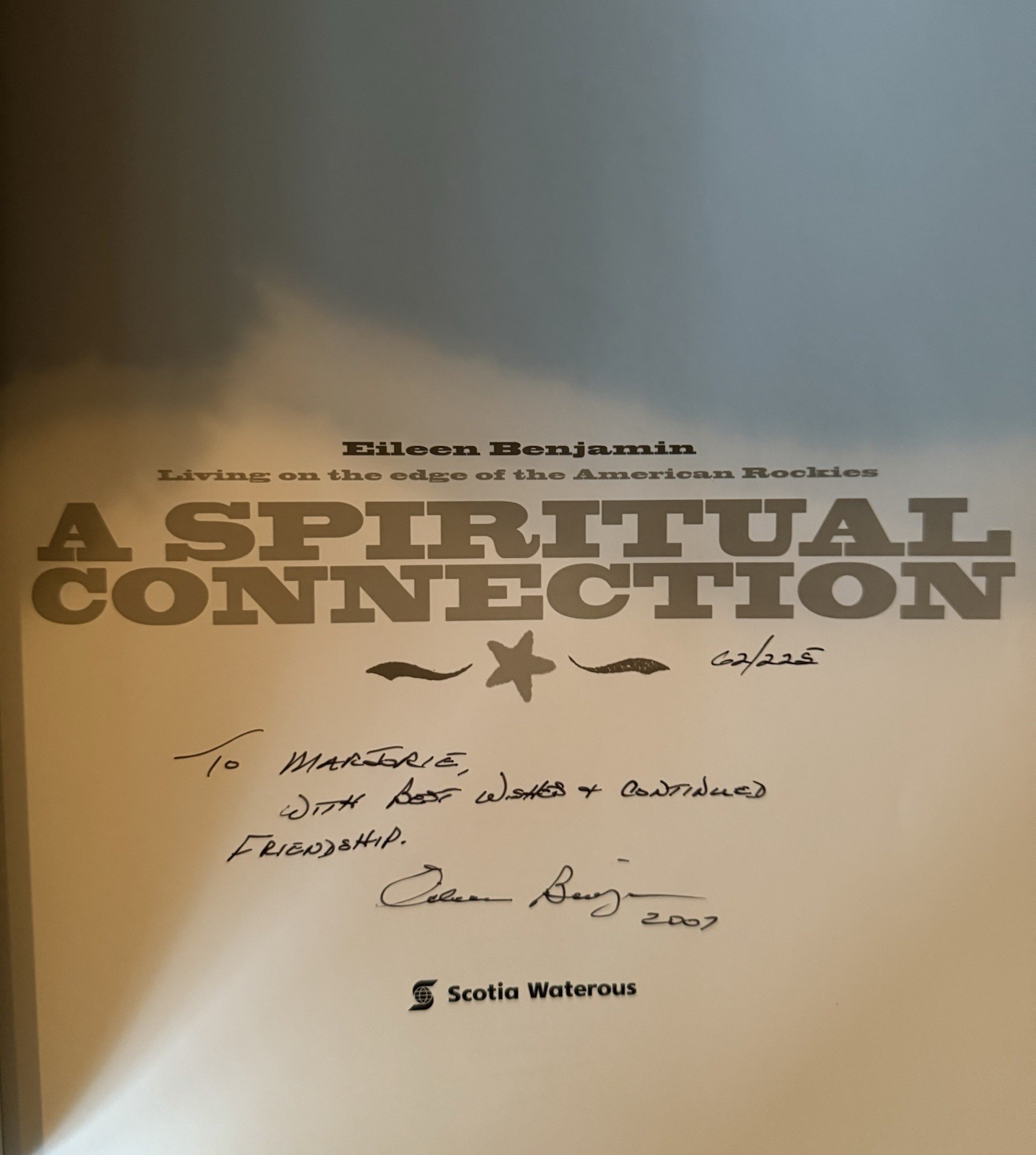A Spiritual Connection Eileen Benjamin Signed Limited Edition Number 64 of 225