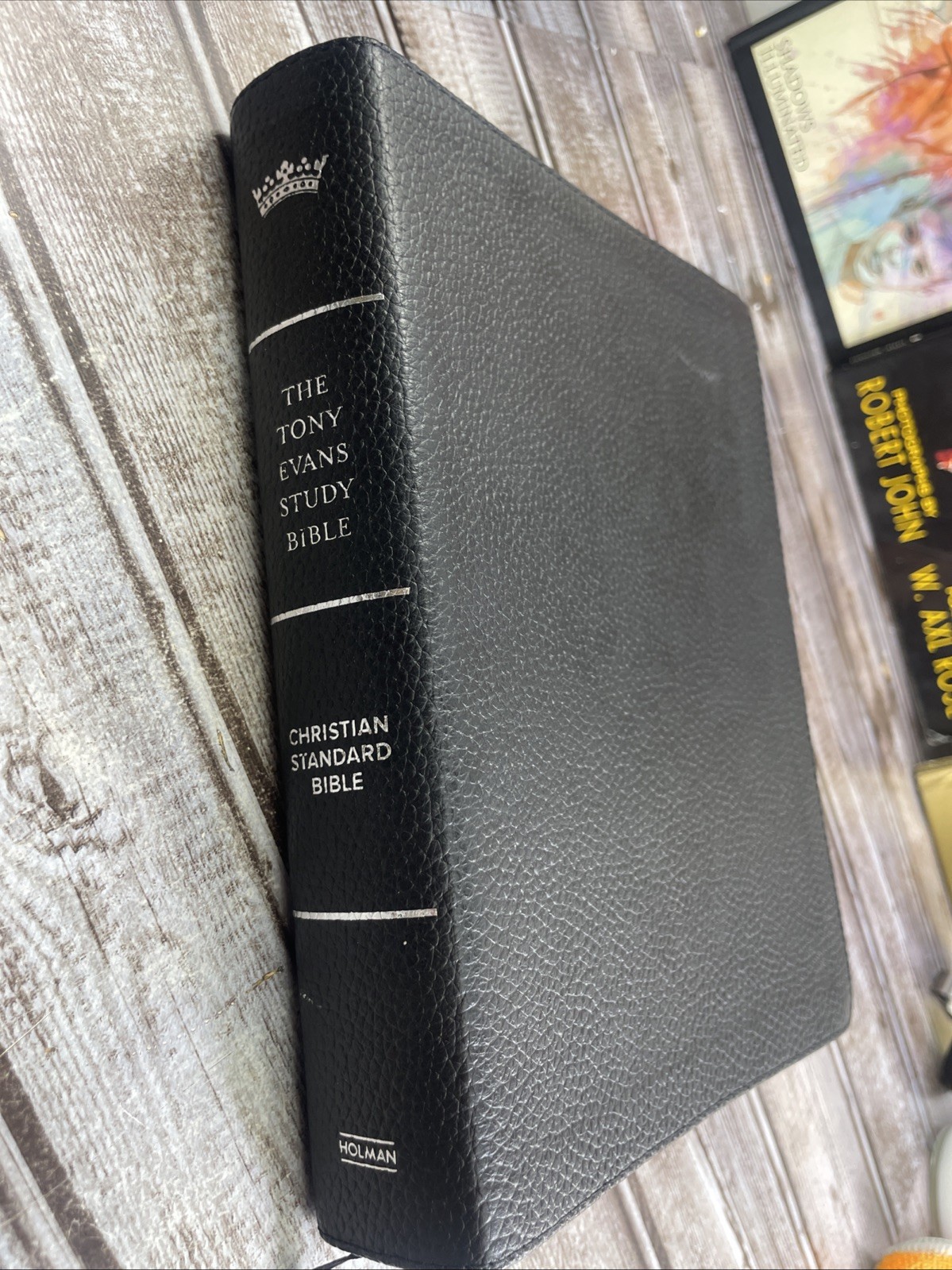 CSB Tony Evans Study Bible, Black Genuine Leather, Indexed : Advancing God’s…