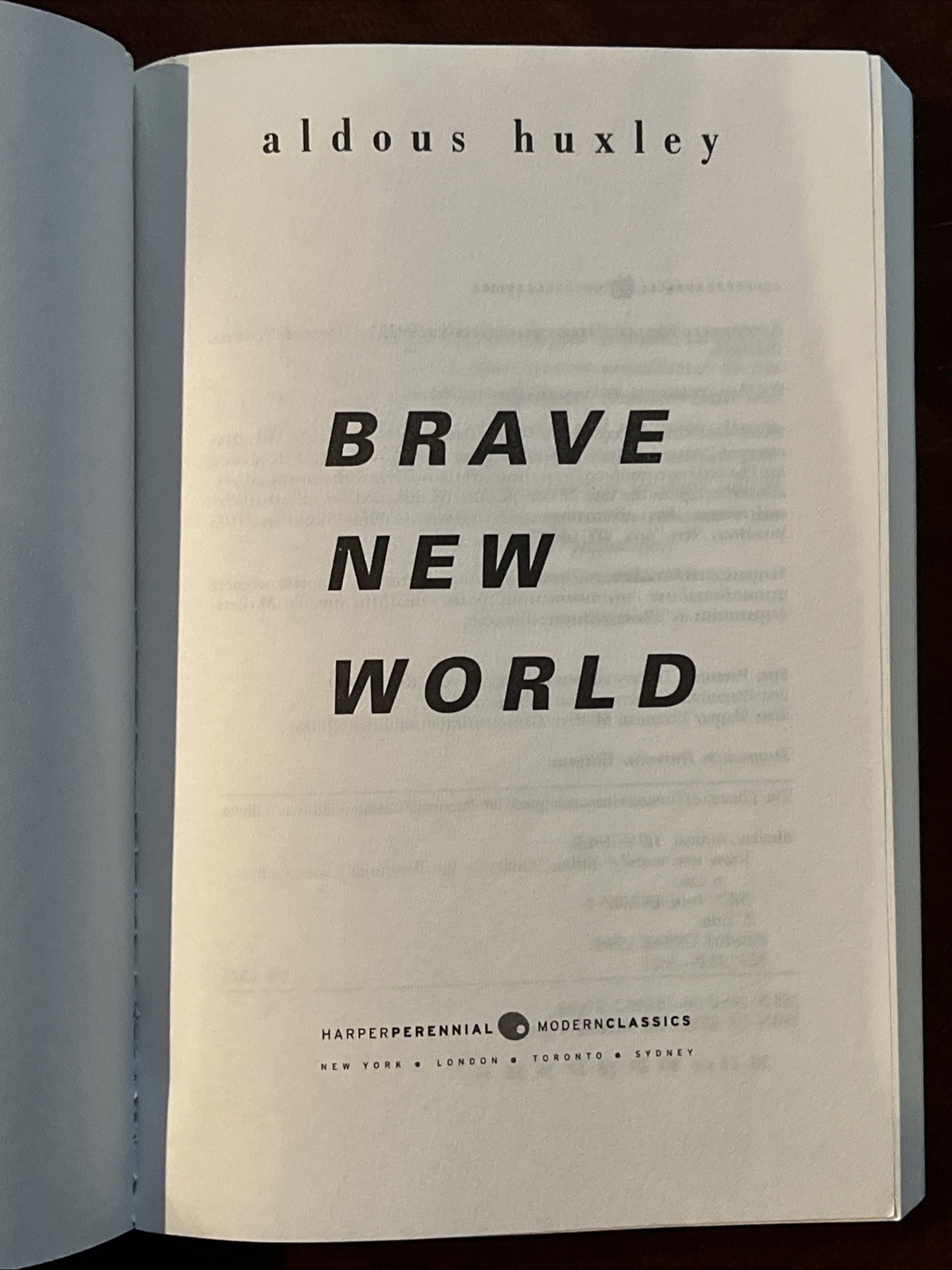 Brave New World by Aldous. Huxley (2006, Paperback, Later Edition)