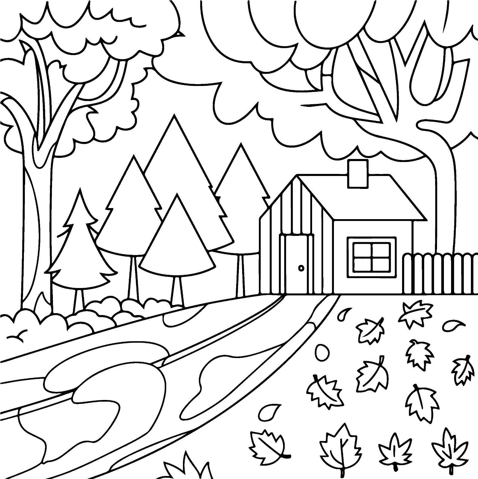 Fall Vibes Coloring Book