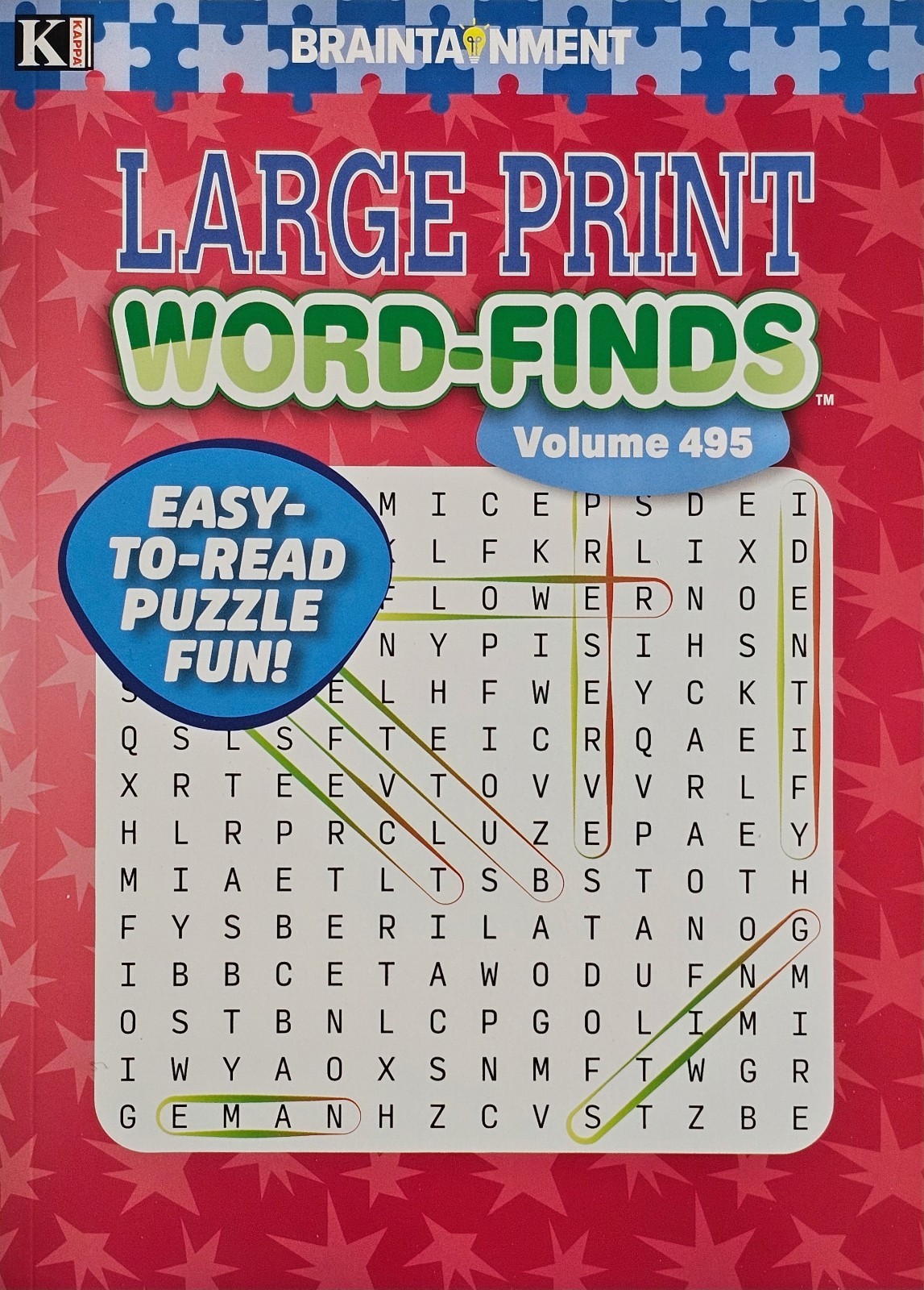 Kappa Large Print Word-Finds Puzzle Books, Largest Selection of Volumes. U-PICK!
