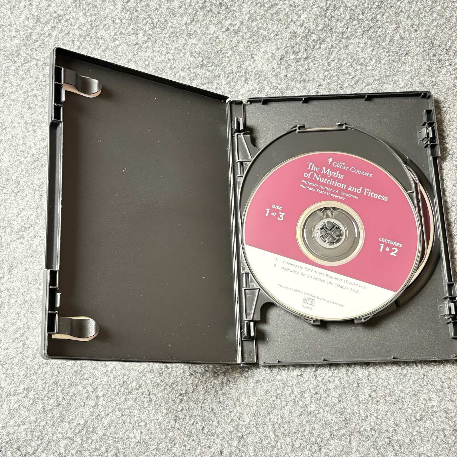 The Great Courses Myths of Nutrition and Fitness DVD 3-Disc Set Guidebook Health